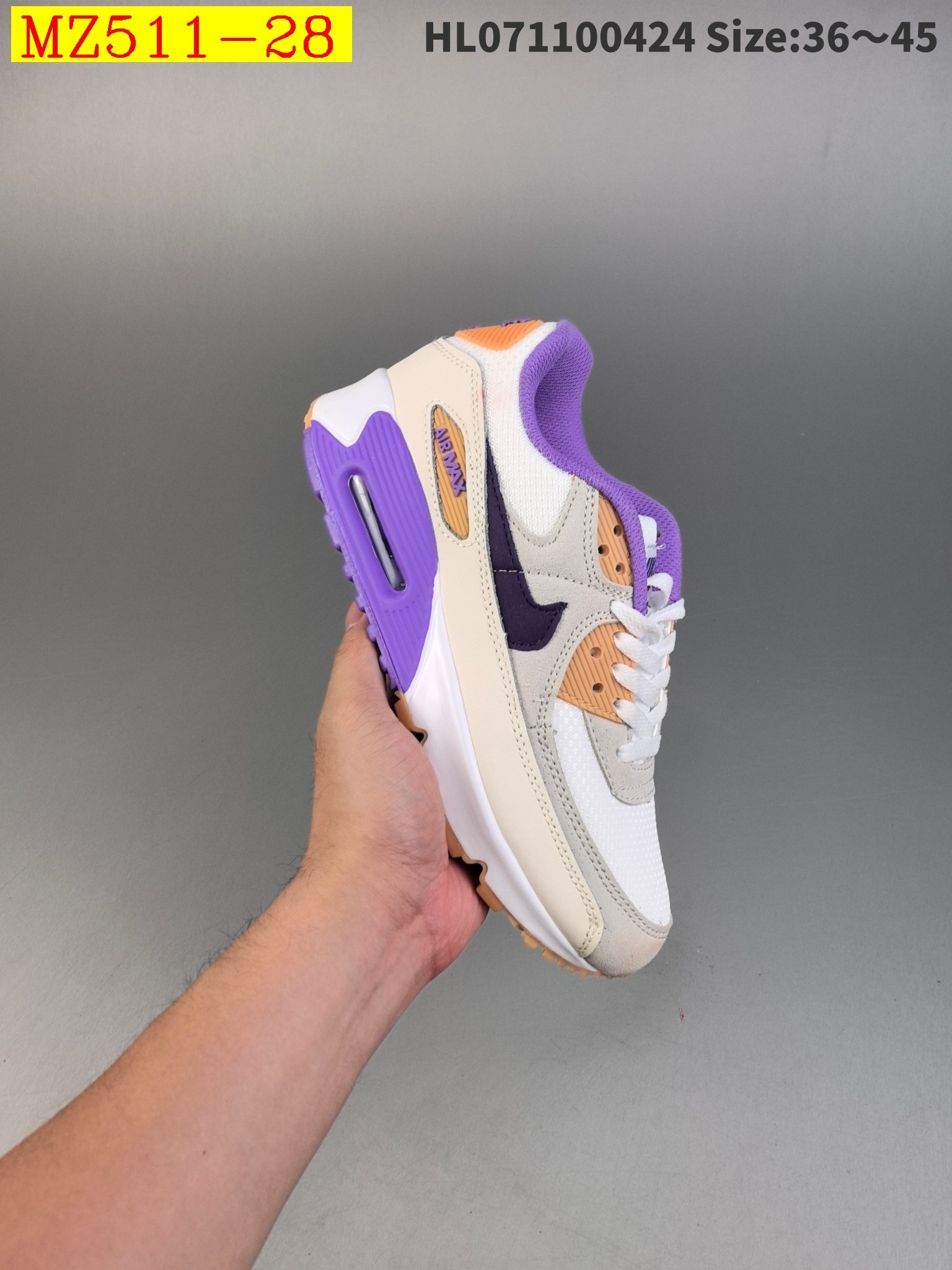 48$ Nike Air Max 90 EssentialWhite Red size 36-45 723220 MZ511 gallery