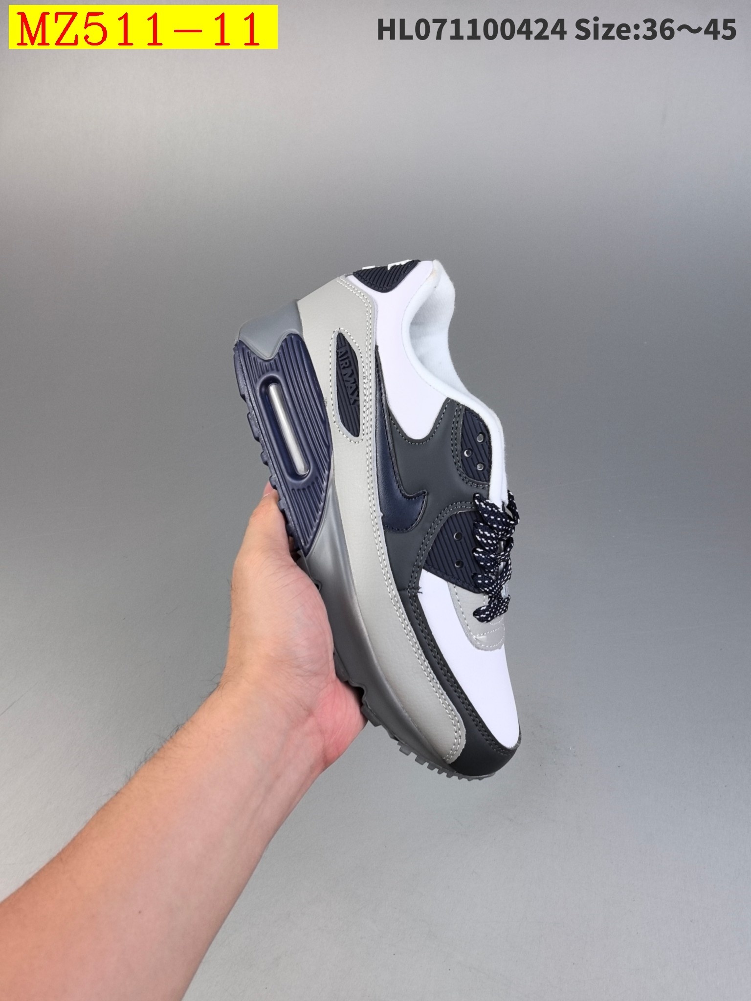 48$ Nike Air Max 90 EssentialWhite Red size 36-45 723220 MZ511 gallery