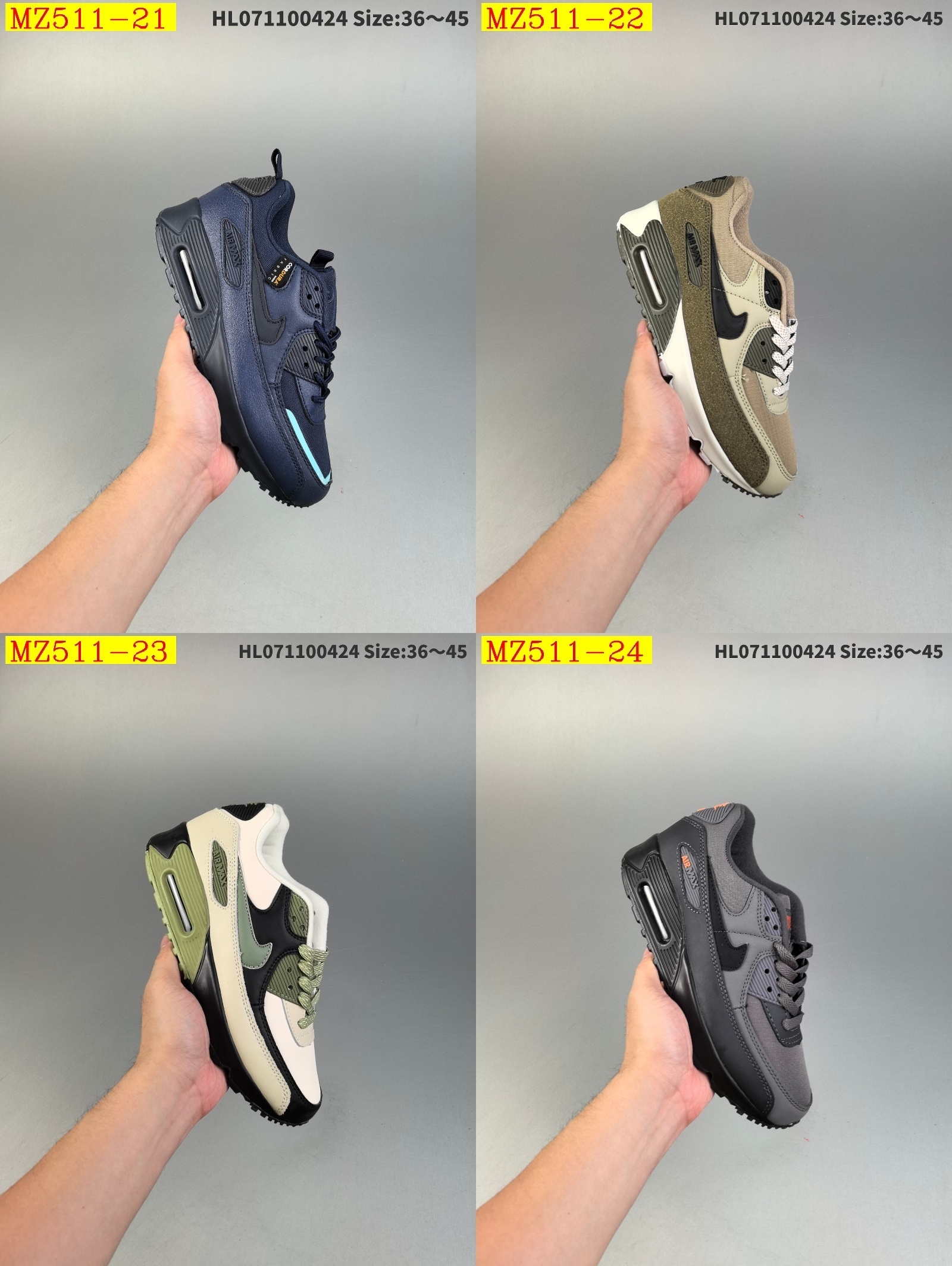 48$ Nike Air Max 90 EssentialWhite Red size 36-45 723220 MZ511 gallery