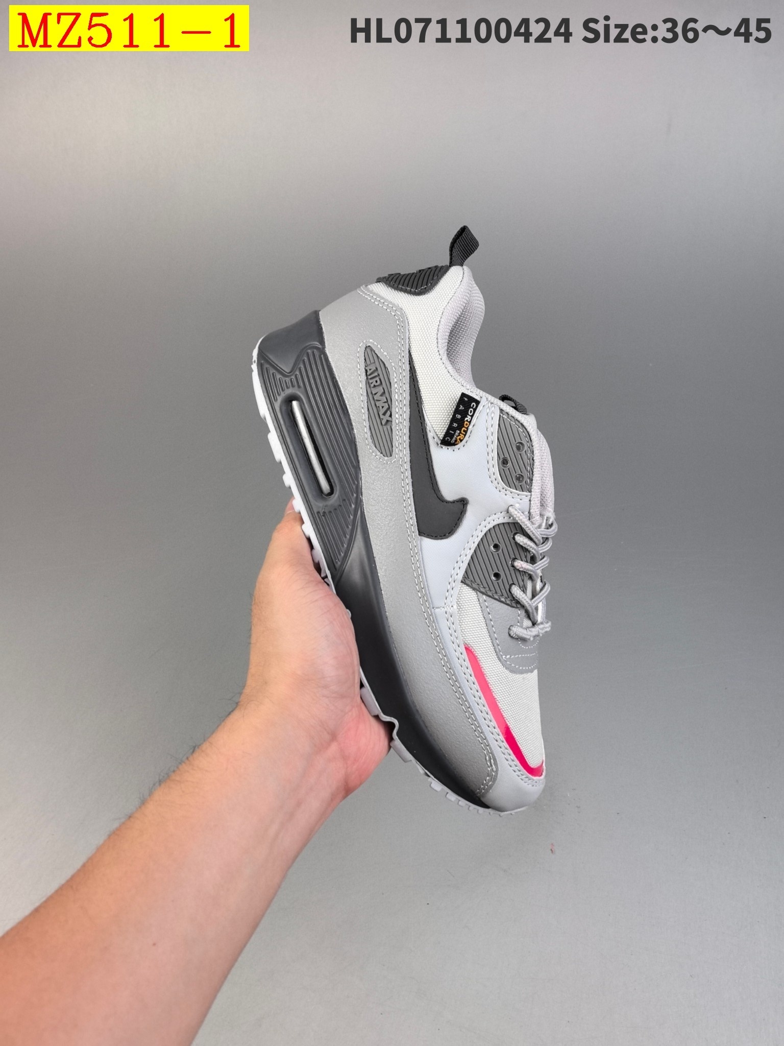 48$ Nike Air Max 90 EssentialWhite Red size 36-45 723220 MZ511 gallery