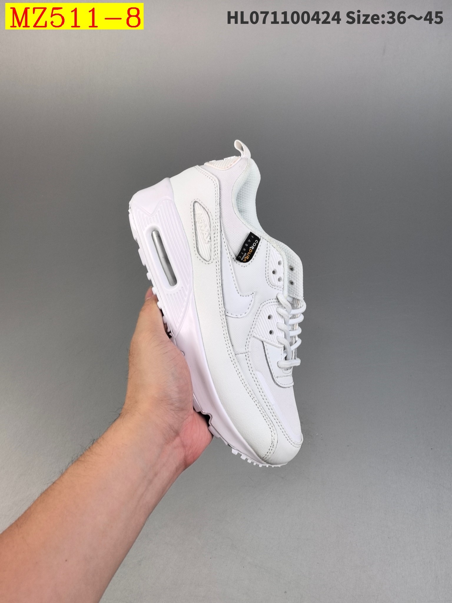 48$ Nike Air Max 90 EssentialWhite Red size 36-45 723220 MZ511 gallery