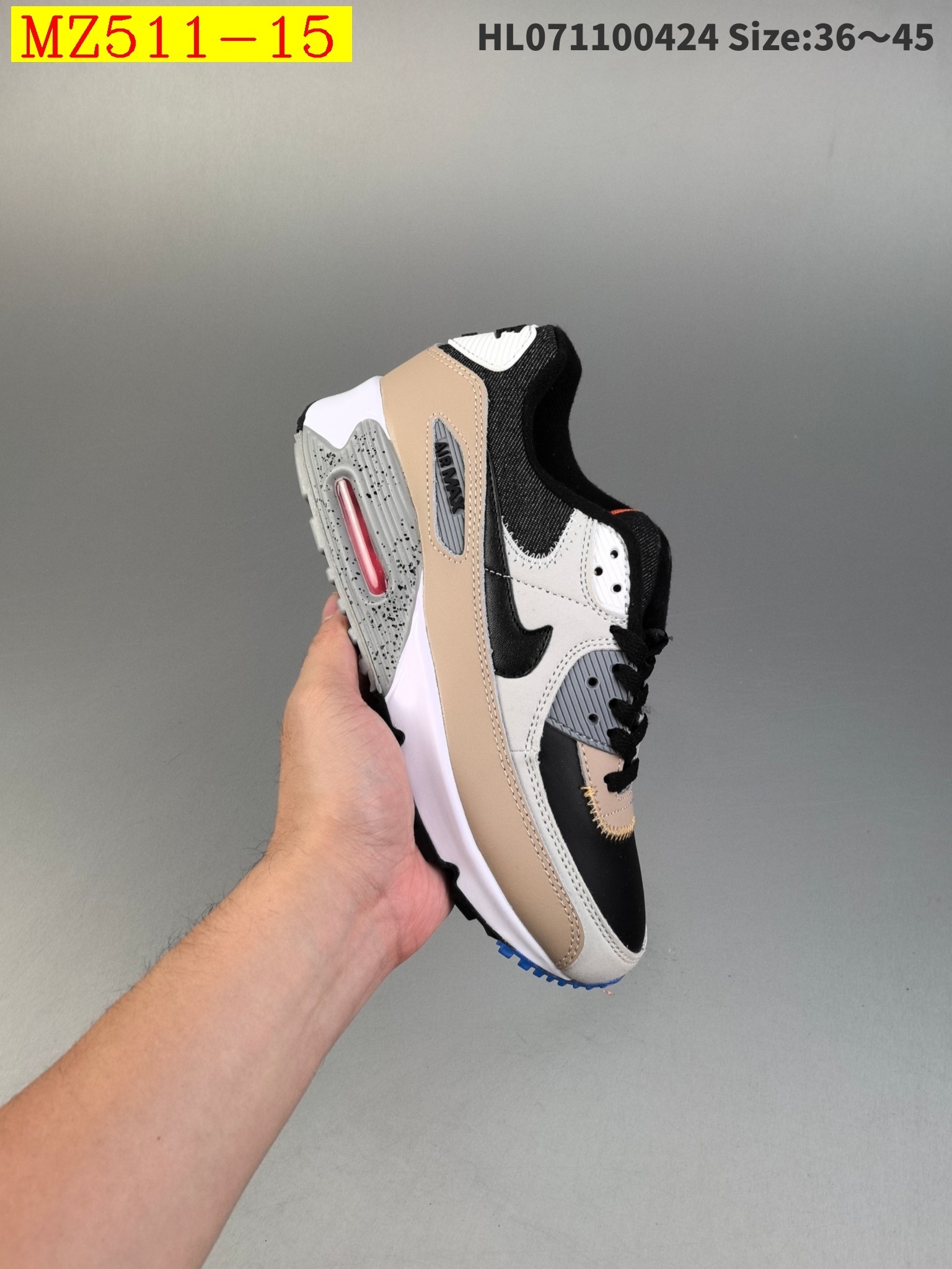 48$ Nike Air Max 90 EssentialWhite Red size 36-45 723220 MZ511 gallery