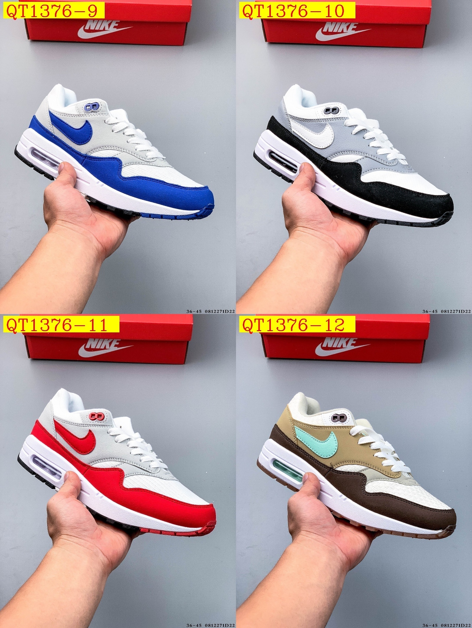 48$ Nike Nike Air Max 1 87 Size 36-45 425230 QT1376 gallery