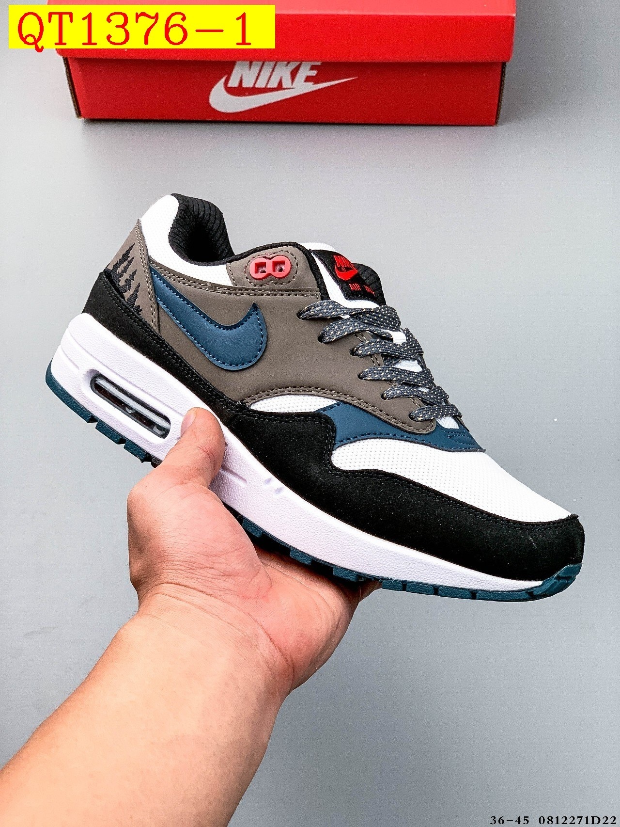 48$ Nike Nike Air Max 1 87 Size 36-45 425230 QT1376 gallery