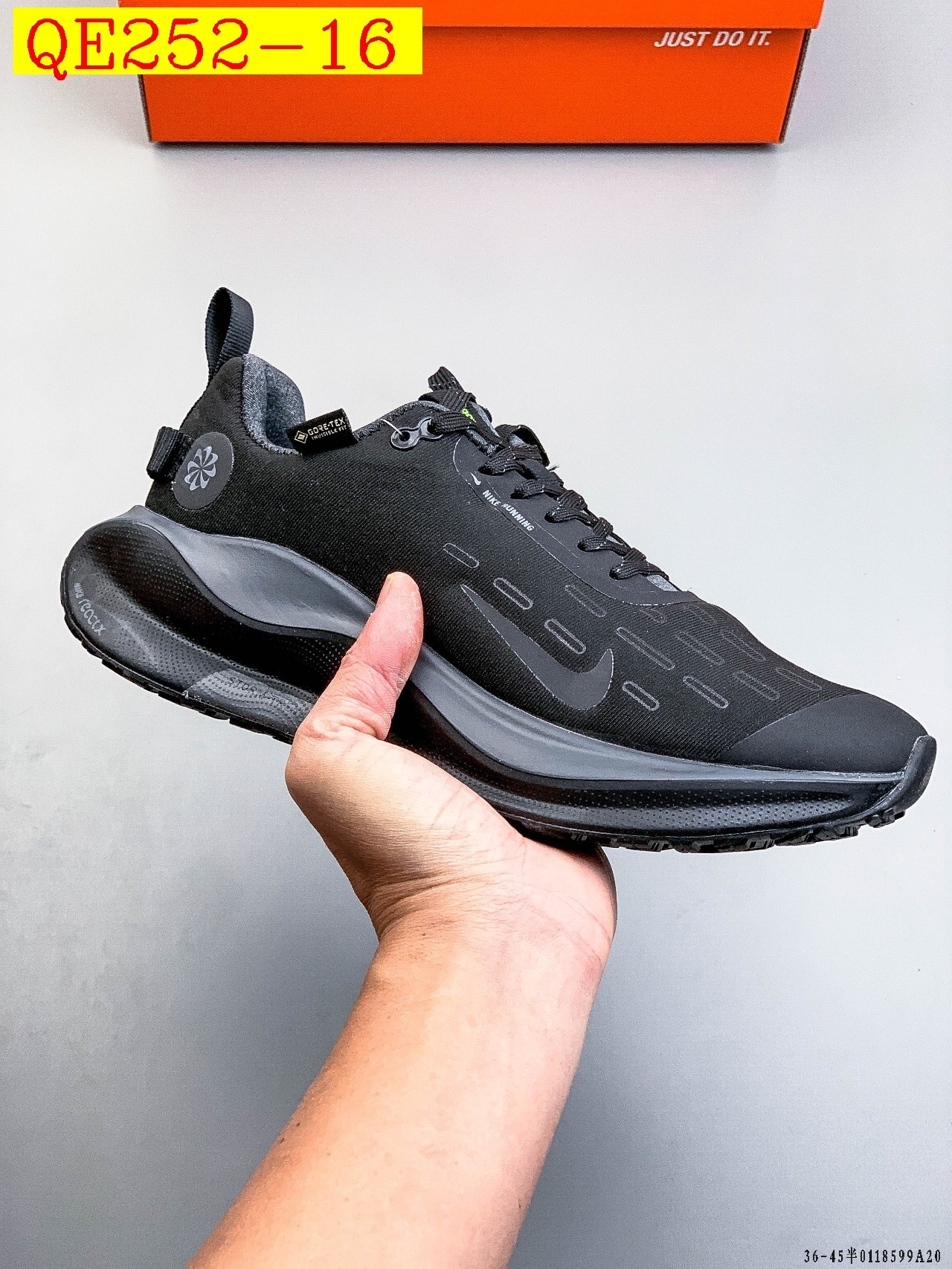 48$ Nike REACTX INFINITY RUN 4 GTX size 36-45 half 027050 QE252 gallery