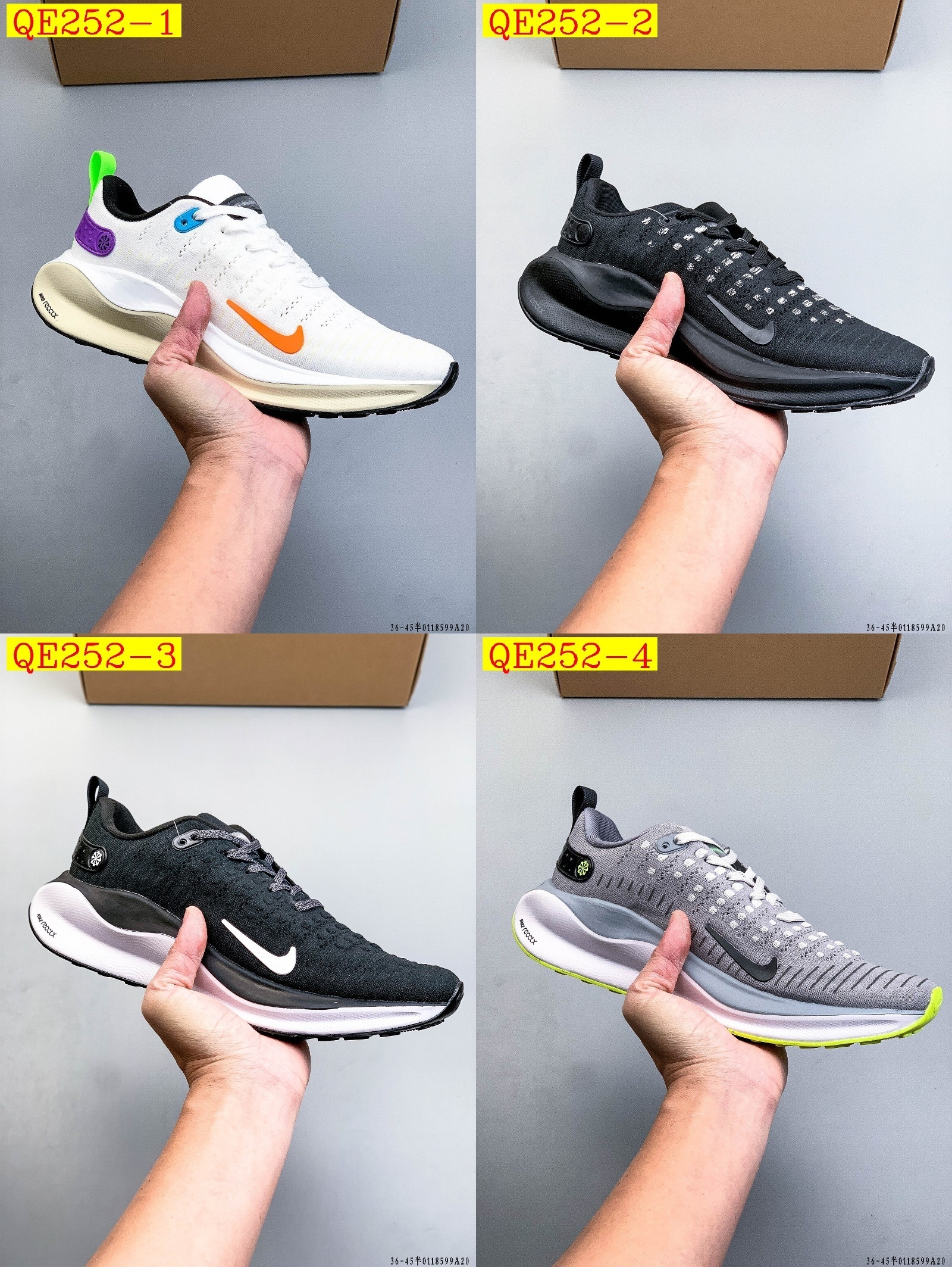 48$ Nike REACTX INFINITY RUN 4 GTX size 36-45 half 027050 QE252 gallery