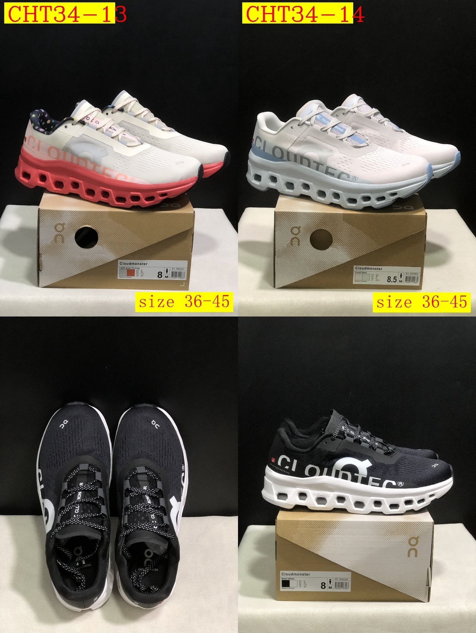 48$ On Cloudmonster 1 size 36-45 CHT34 gallery
