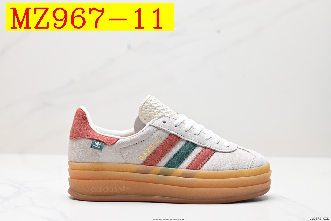48$ Top Quality adidas Originals Gazelle Bold W half size 36-42 227250 MZ967 gallery