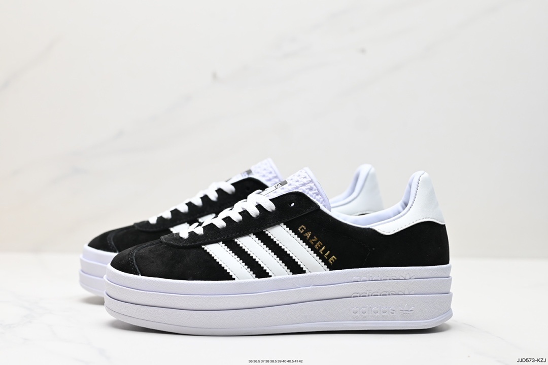 48$ Top Quality adidas Originals Gazelle Bold W half size 36-42 227250 MZ967 gallery