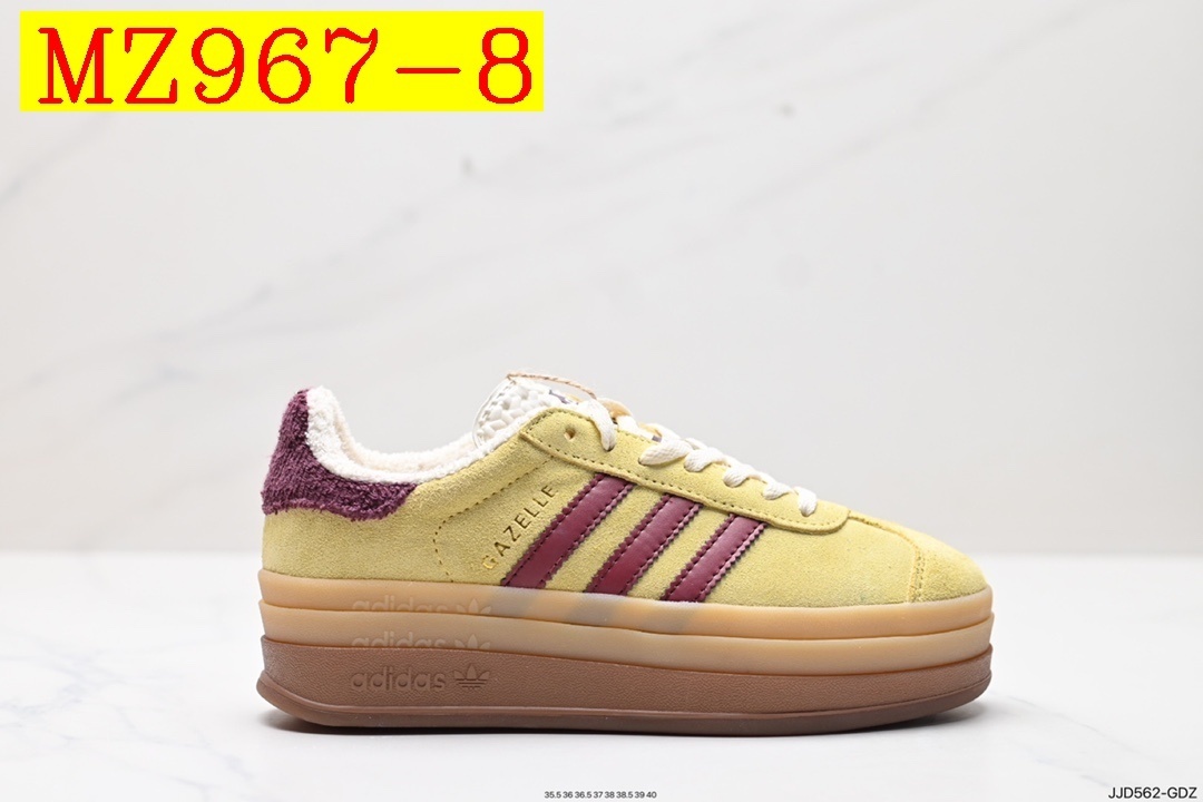 48$ Top Quality adidas Originals Gazelle Bold W half size 36-42 227250 MZ967 gallery