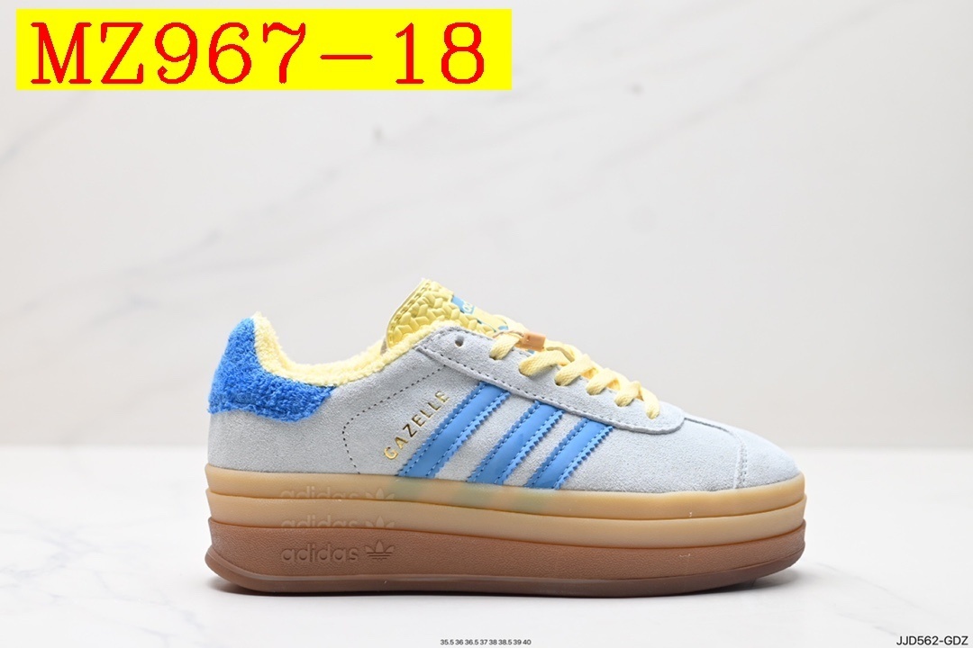 48$ Top Quality adidas Originals Gazelle Bold W half size 36-42 227250 MZ967 gallery