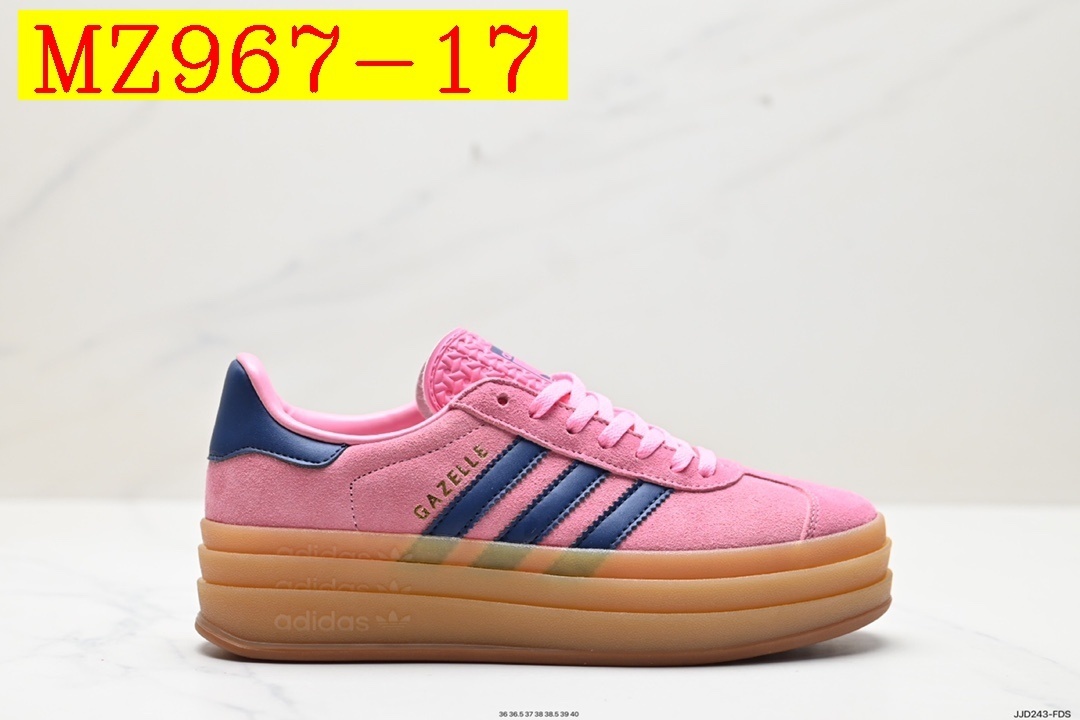 48$ Top Quality adidas Originals Gazelle Bold W half size 36-42 227250 MZ967 gallery
