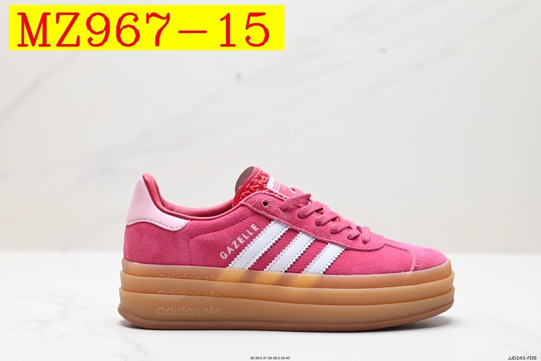 48$ Top Quality adidas Originals Gazelle Bold W half size 36-42 227250 MZ967 gallery