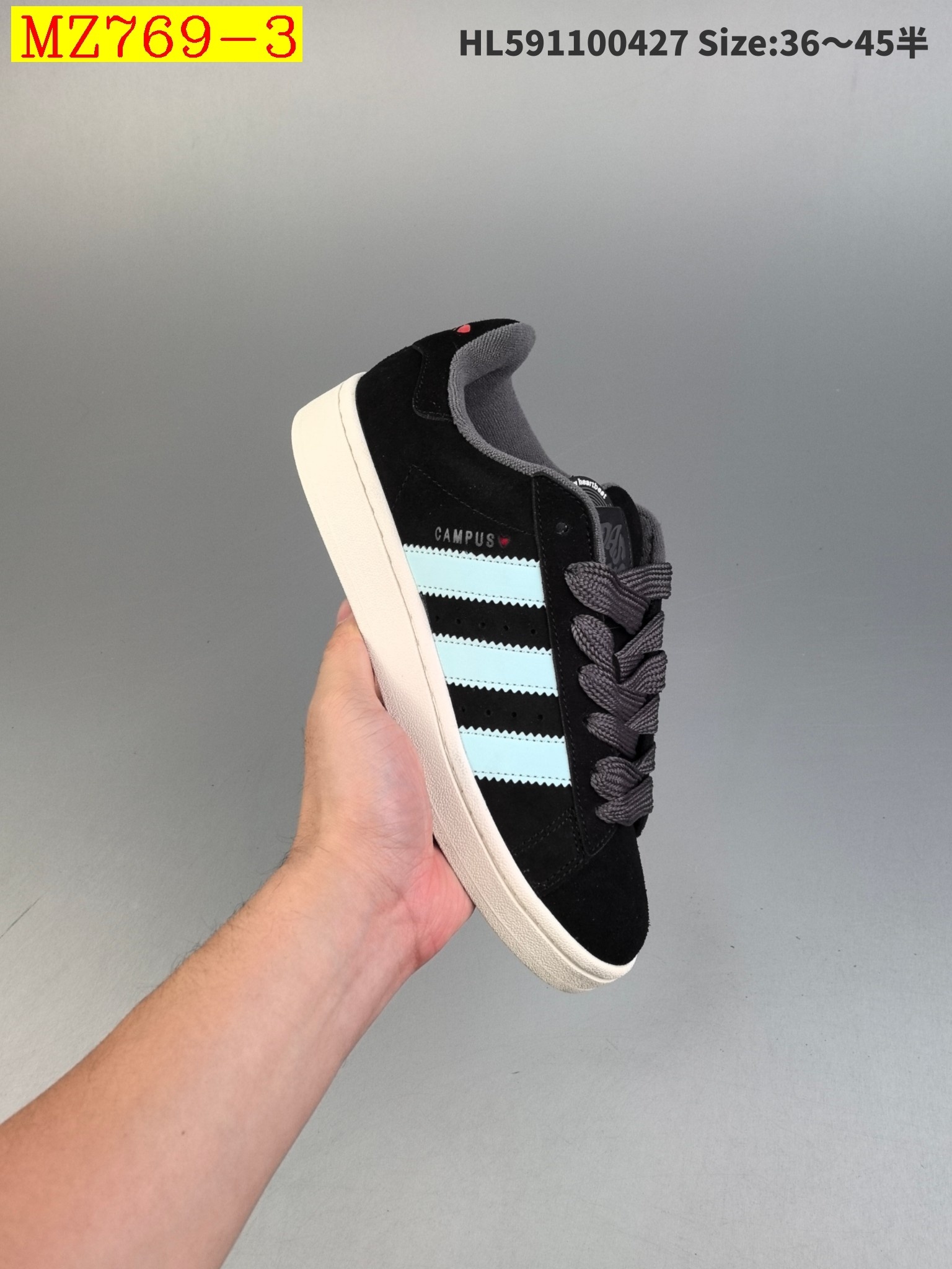 48$ adidas BAD BUBBY CAMPUS 00S SHOES half size 36-45 024290 MZ769 gallery