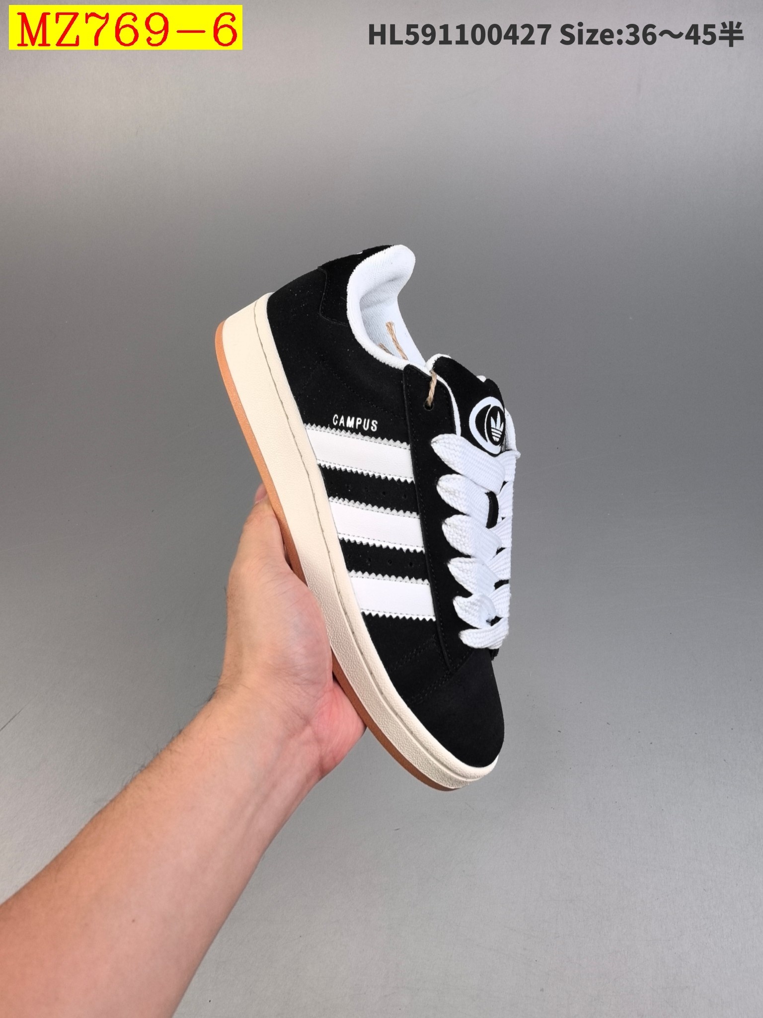 48$ adidas BAD BUBBY CAMPUS 00S SHOES half size 36-45 024290 MZ769 gallery