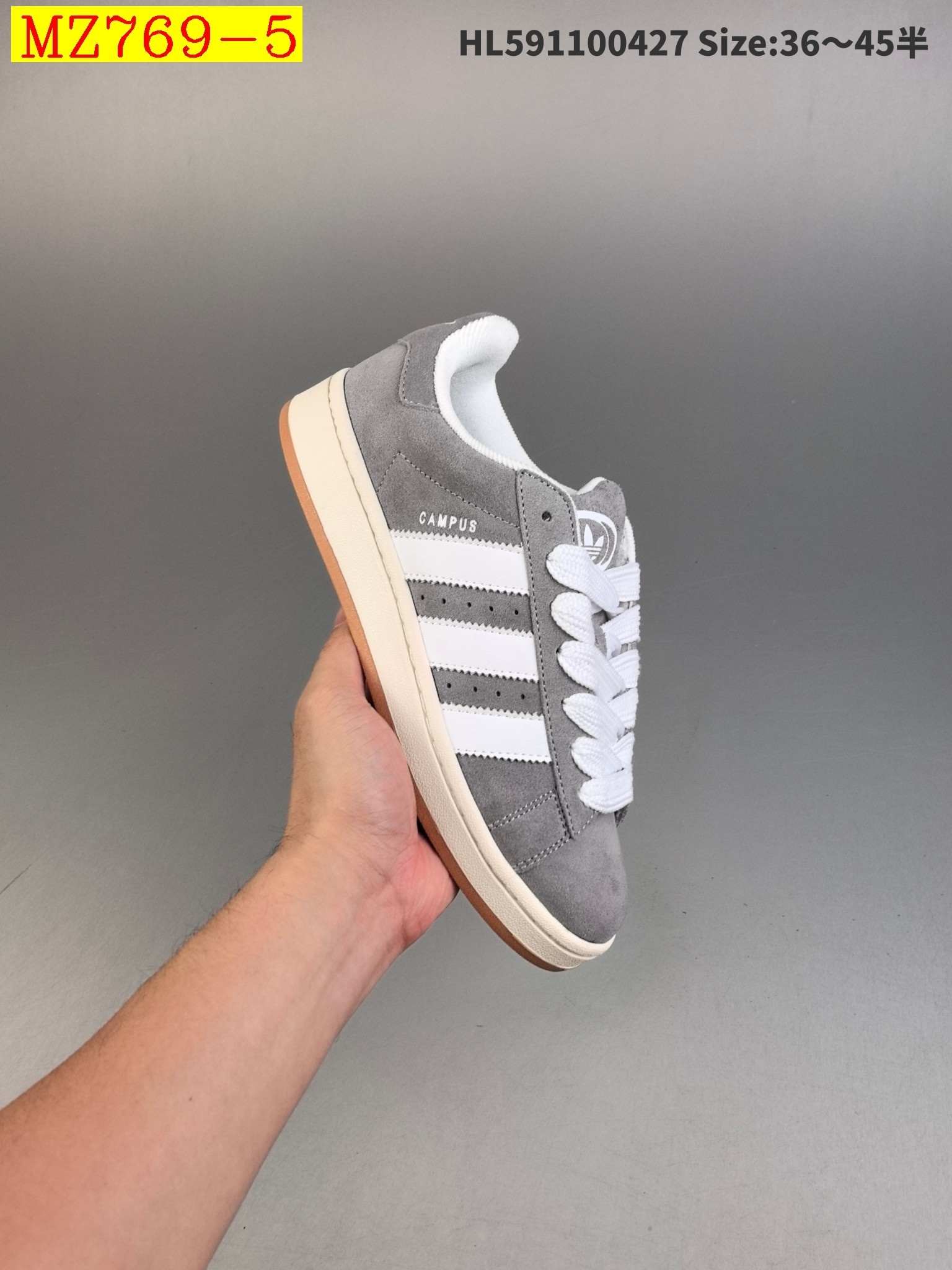 48$ adidas BAD BUBBY CAMPUS 00S SHOES half size 36-45 024290 MZ769 gallery