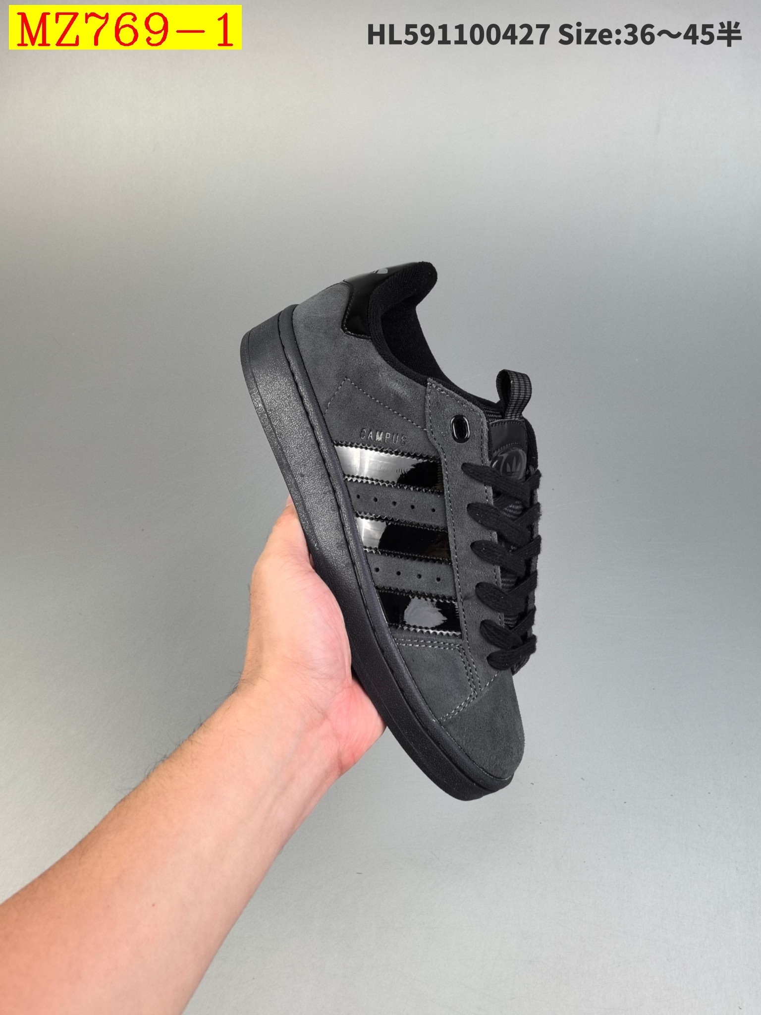 48$ adidas BAD BUBBY CAMPUS 00S SHOES half size 36-45 024290 MZ769 gallery