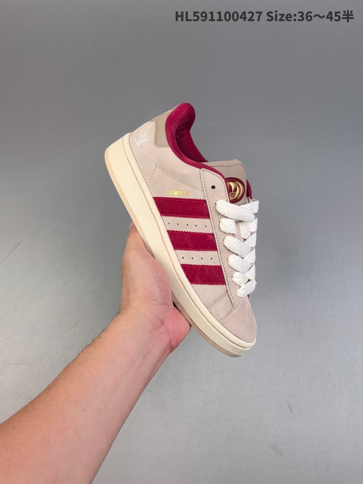 48$ adidas BAD BUBBY CAMPUS 00S SHOES half size 36-45 024290 MZ769 gallery