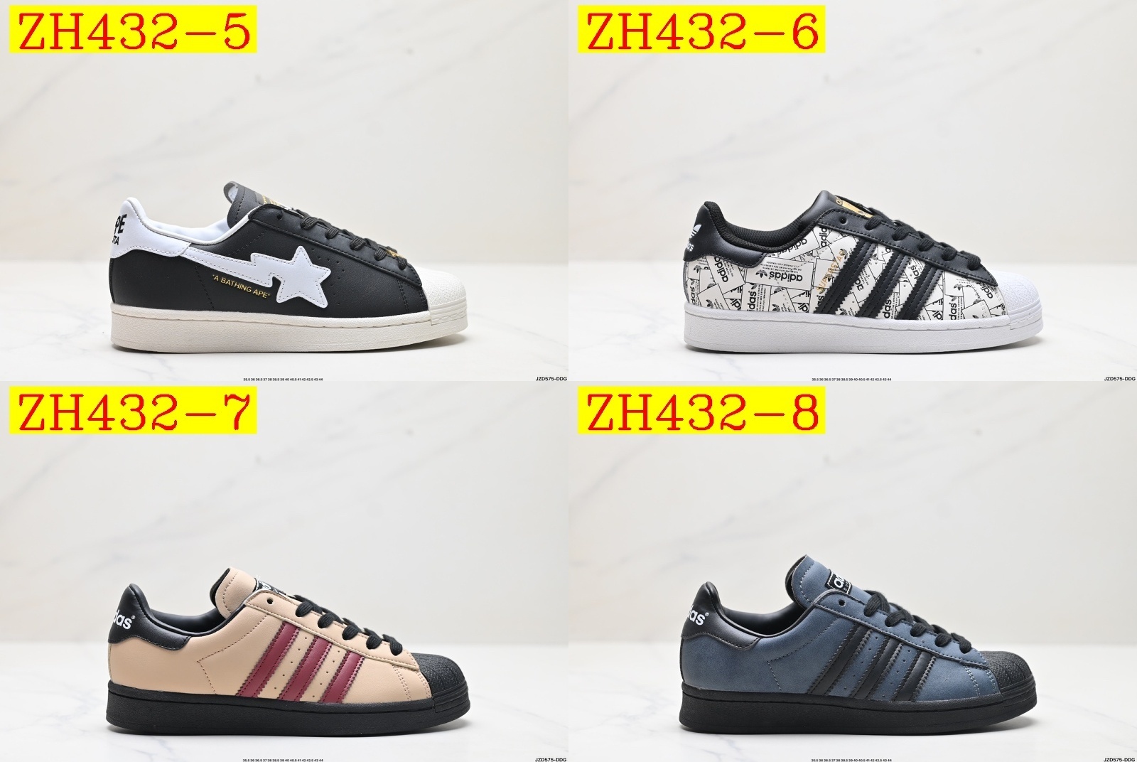 48$ adidas Originals Superstar size 36-45 All Colors 4 926450 ZH432 gallery