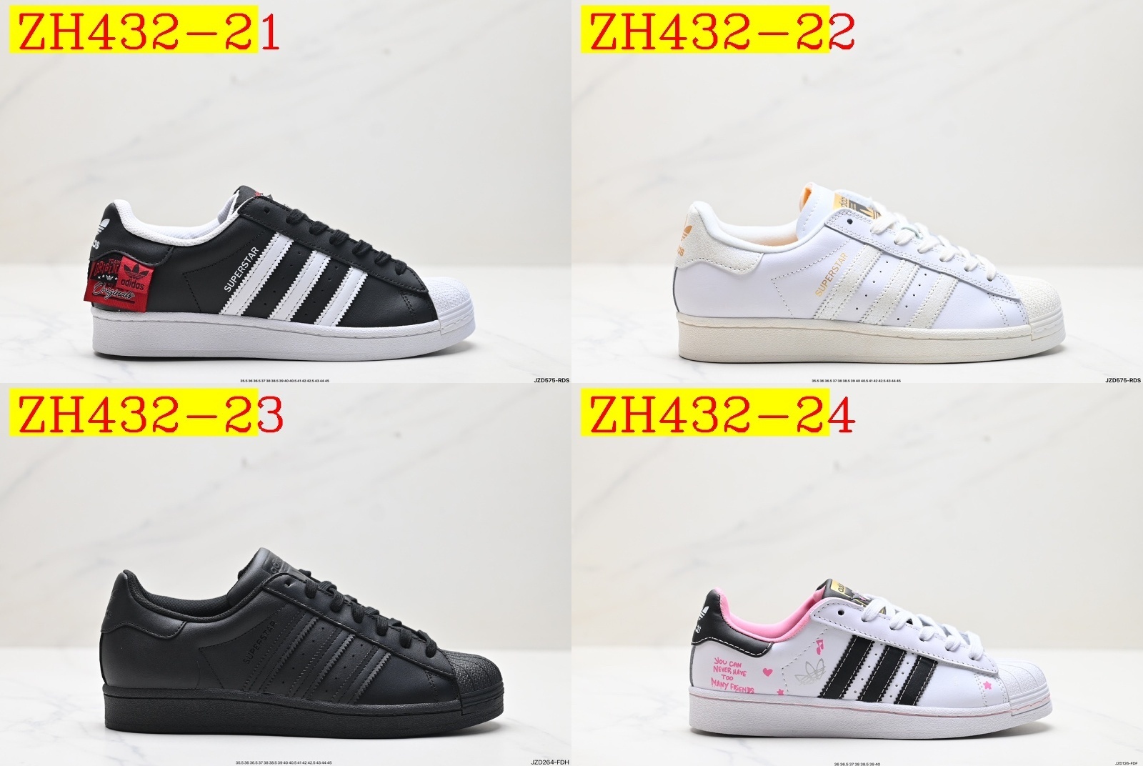 48$ adidas Originals Superstar size 36-45 All Colors 4 926450 ZH432 gallery