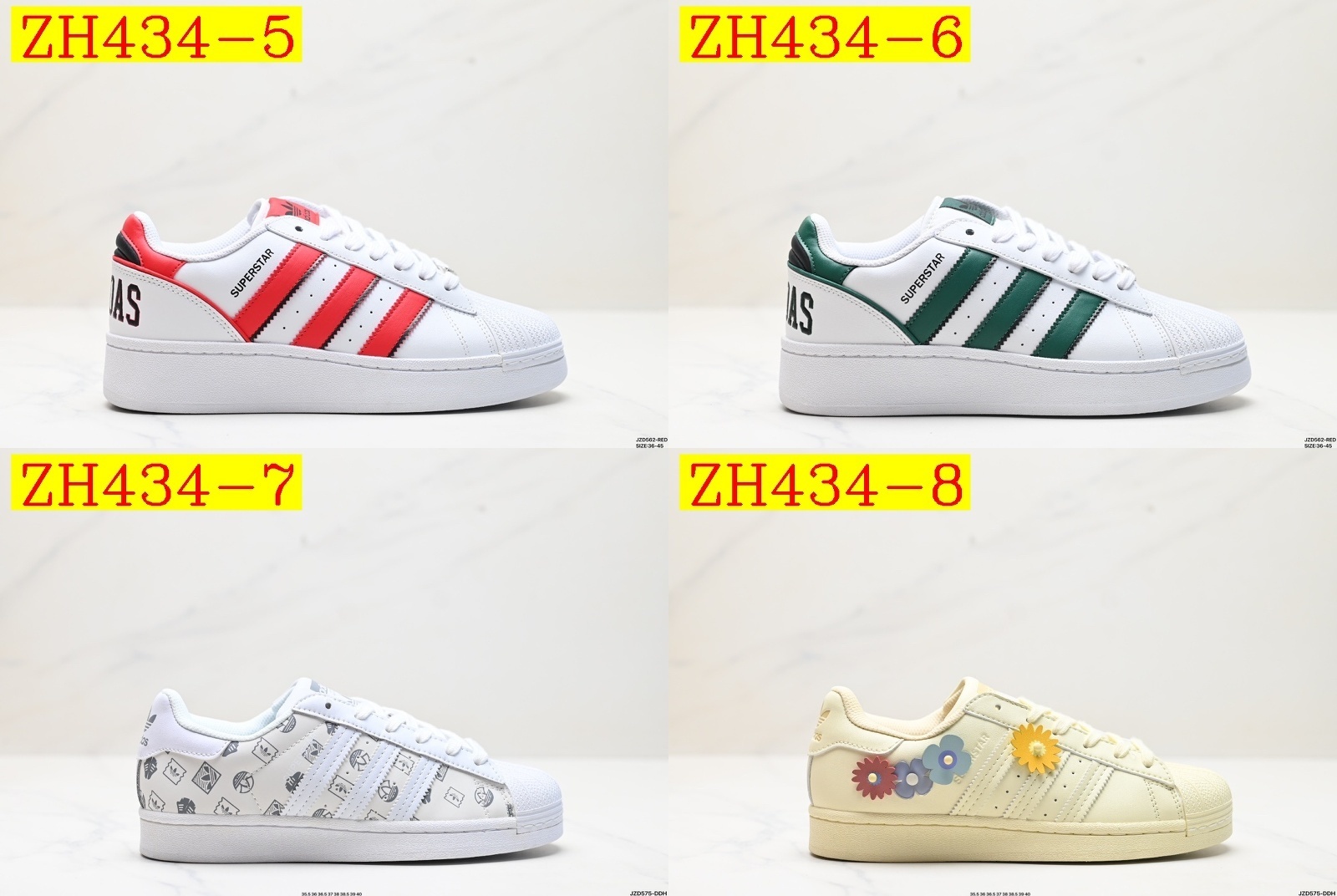 48$ adidas Originals Superstar size 36-45 All Colors 5 926450 ZH434 gallery