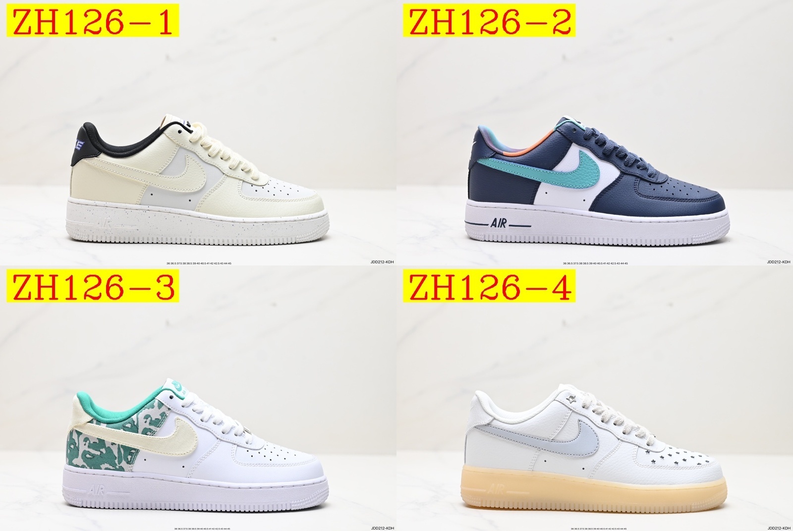 48$ air force 1 size 36-45 All Colors 22 825270 ZH126 gallery