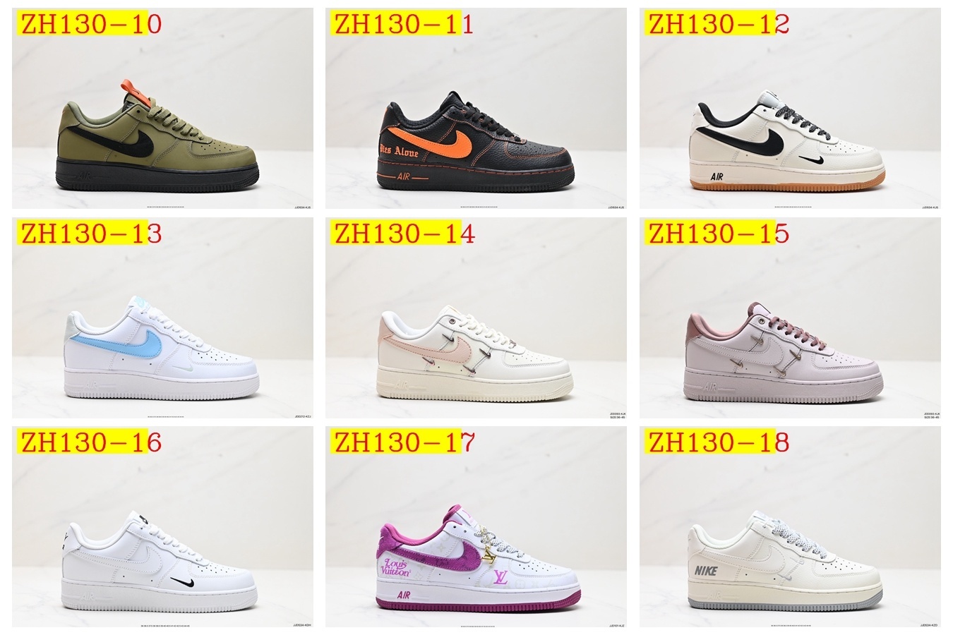 48$ air force 1 size 36-45 All Colors 25 825270 ZH130 gallery