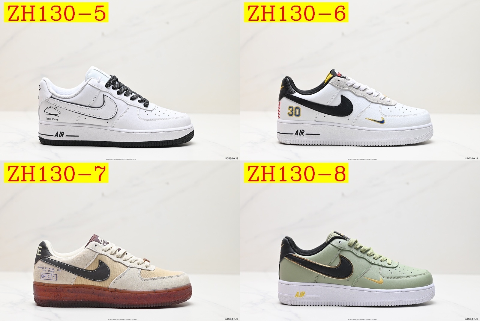 48$ air force 1 size 36-45 All Colors 25 825270 ZH130 gallery