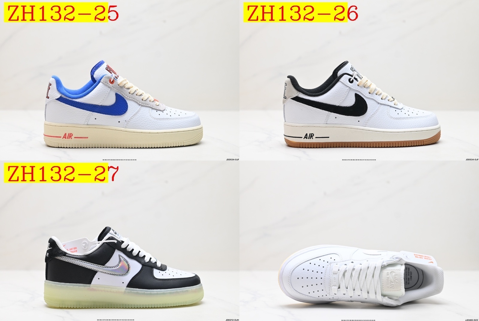 48$ air force 1 size 36-45 All Colors 26 825270 ZH132 gallery