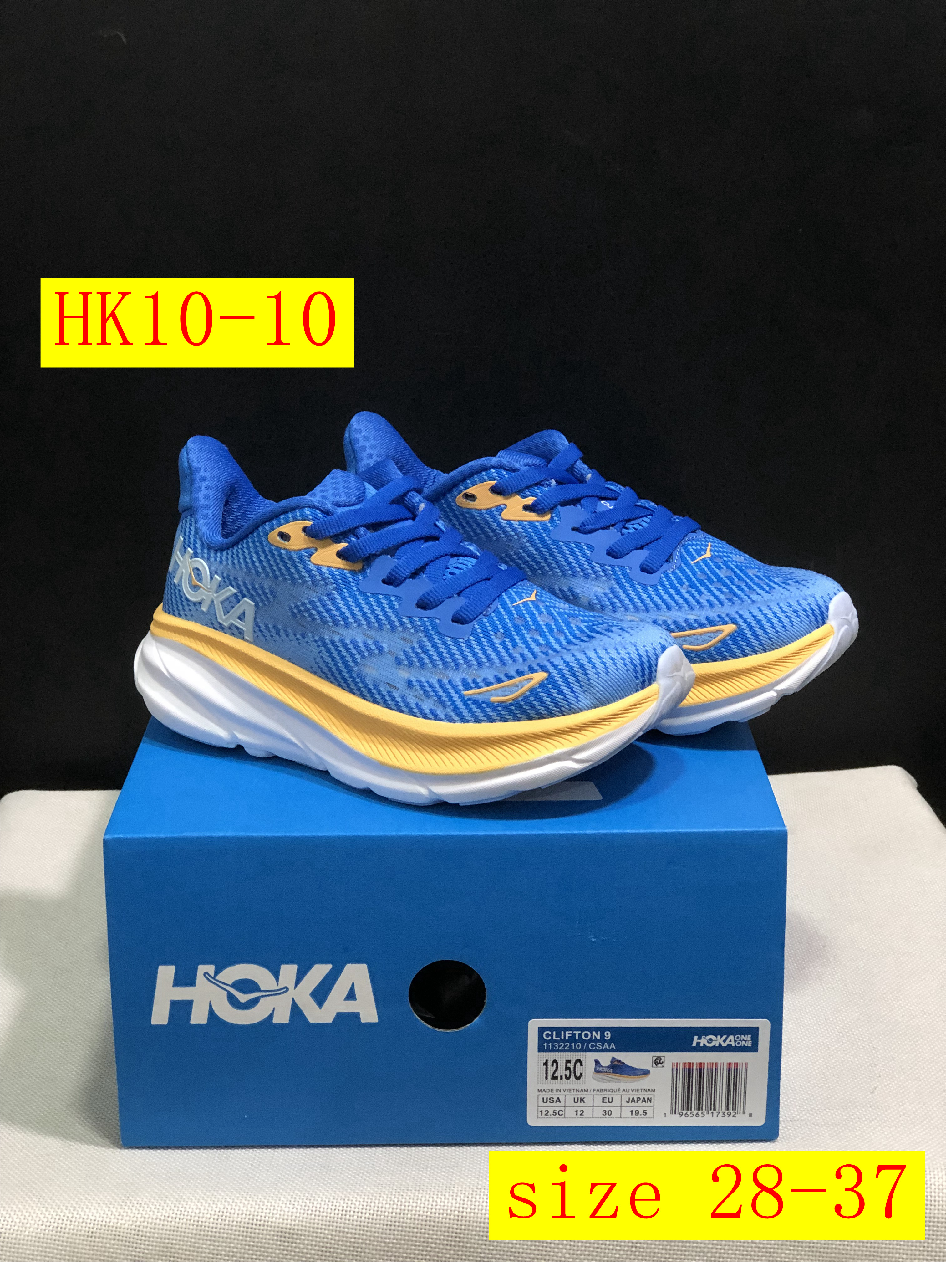48$ dh HOKA 9 ONE ONE Clifton 9 size 28-37 HK10 gallery