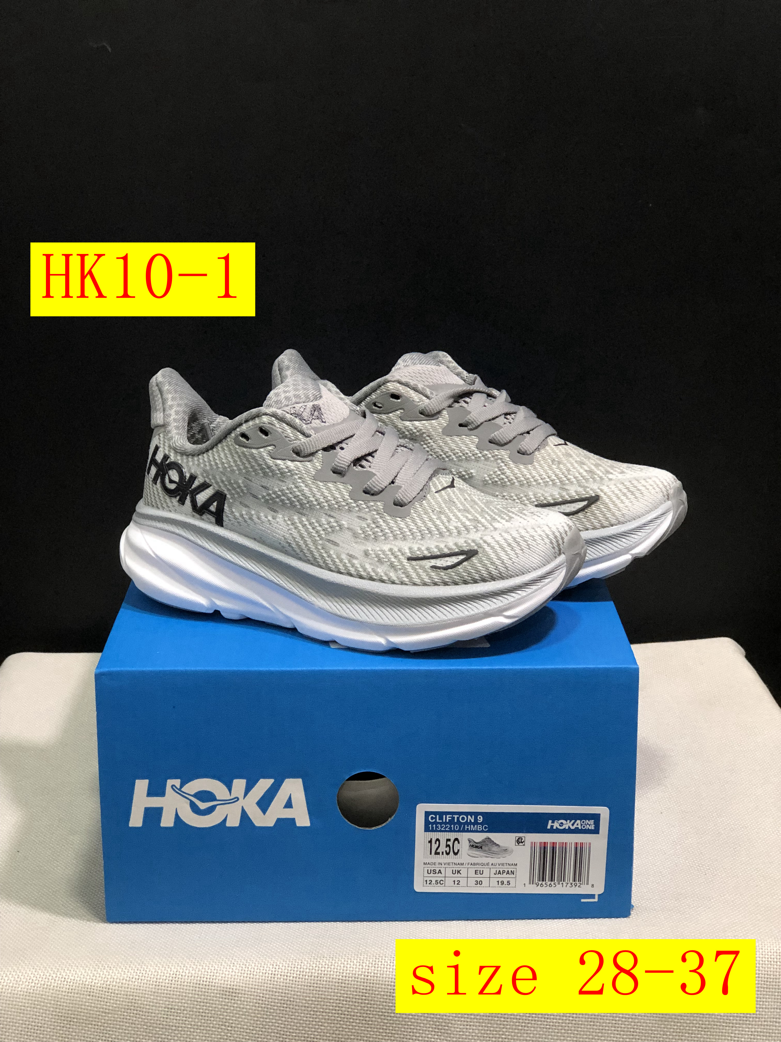 48$ dh HOKA 9 ONE ONE Clifton 9 size 28-37 HK10 gallery