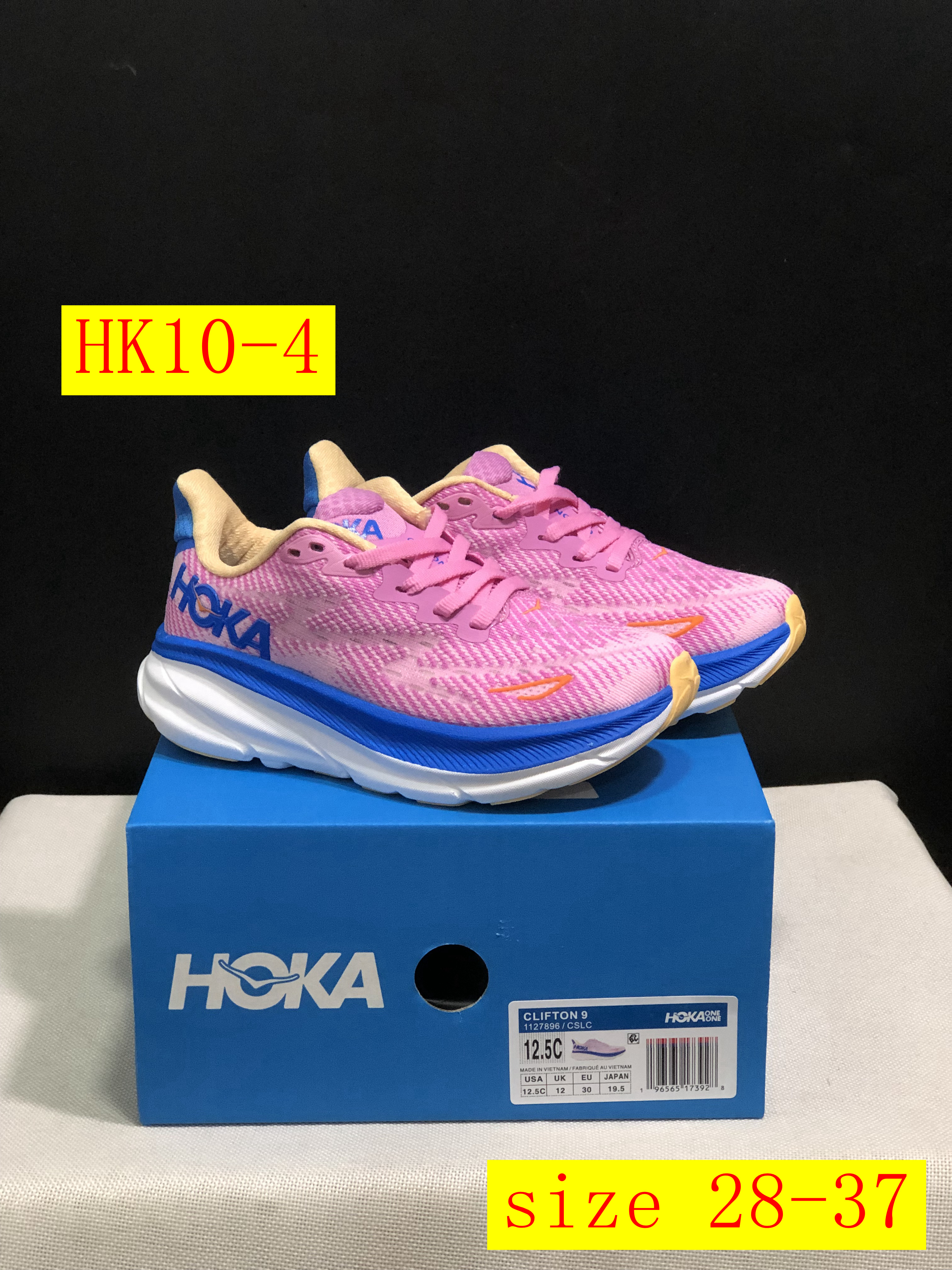48$ dh HOKA 9 ONE ONE Clifton 9 size 28-37 HK10 gallery