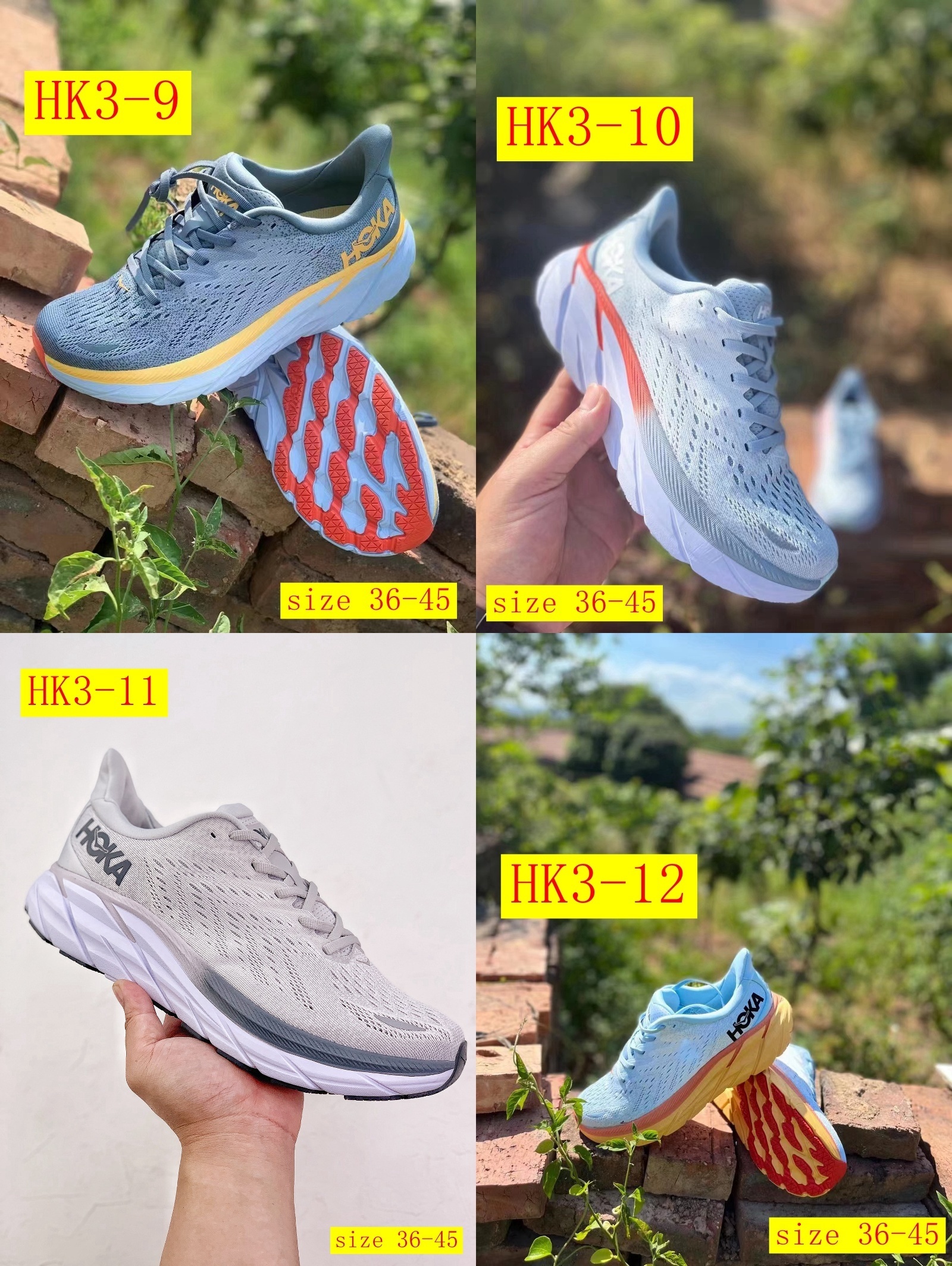 48$ dh HOKA ONE ONE Clifton 8 size 36-45 HK3 gallery