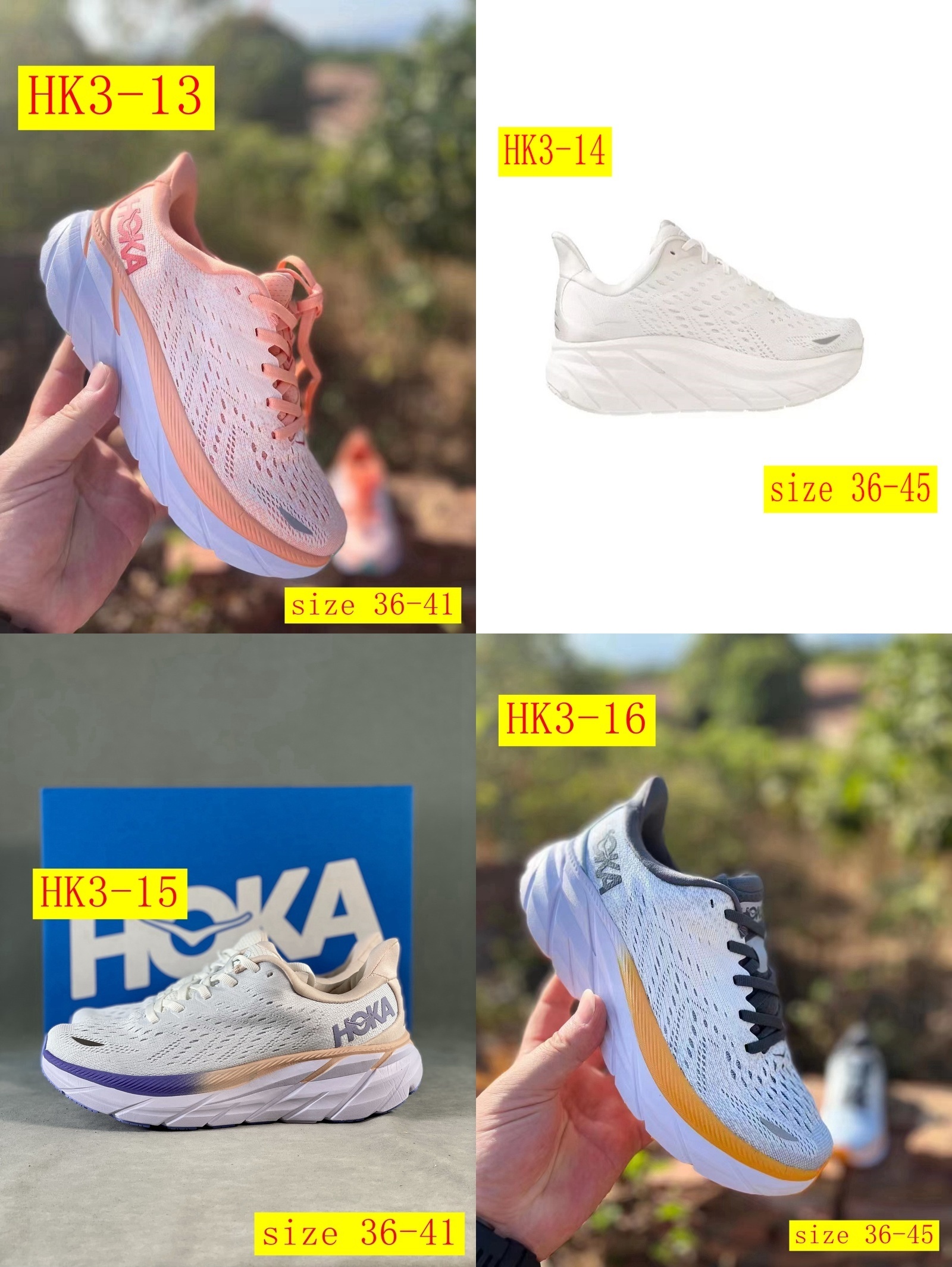 48$ dh HOKA ONE ONE Clifton 8 size 36-45 HK3 gallery