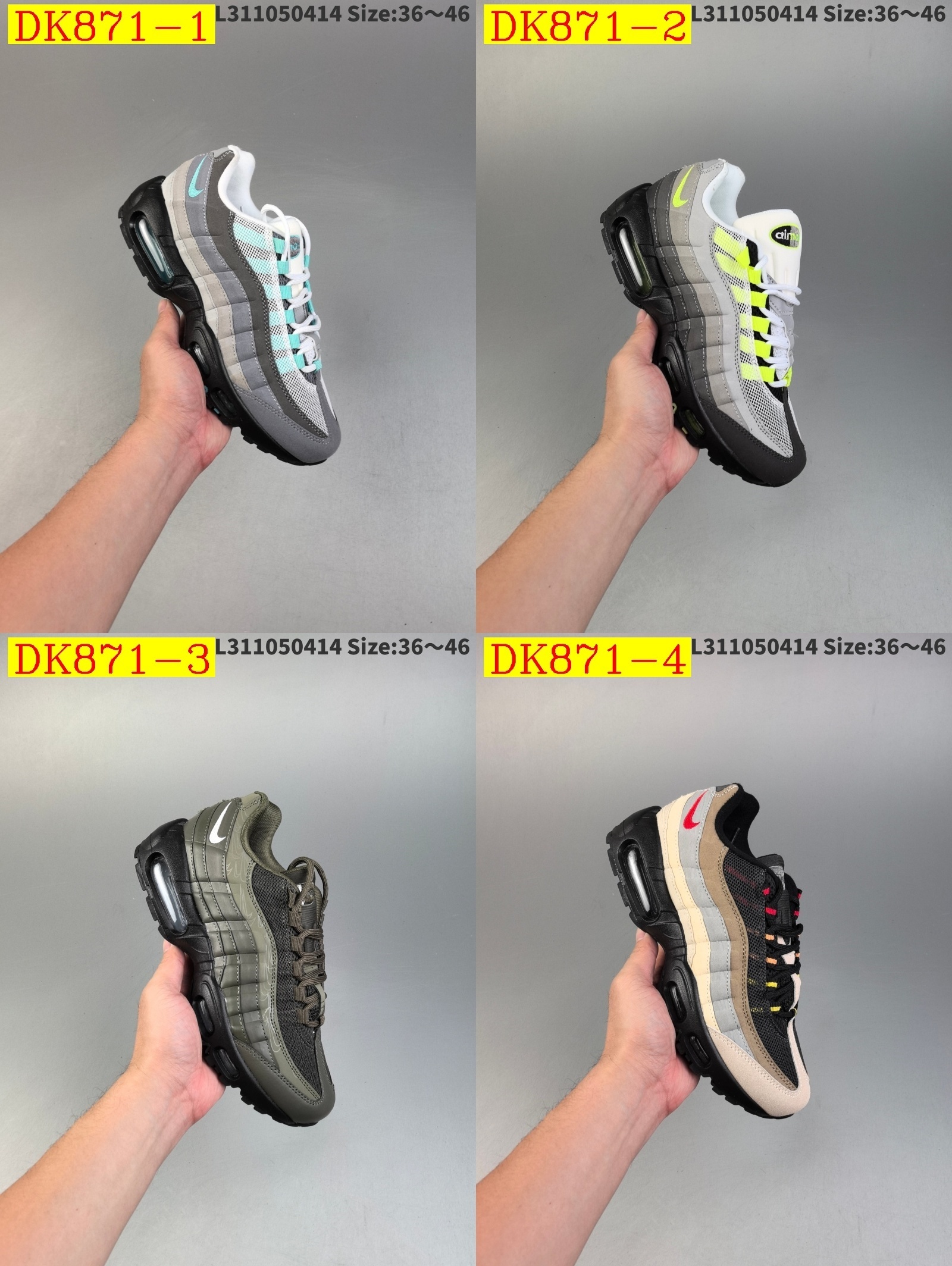 48$ dh NIKE AIR MAX 95 TT size 36-46 92516034389 DK871 gallery