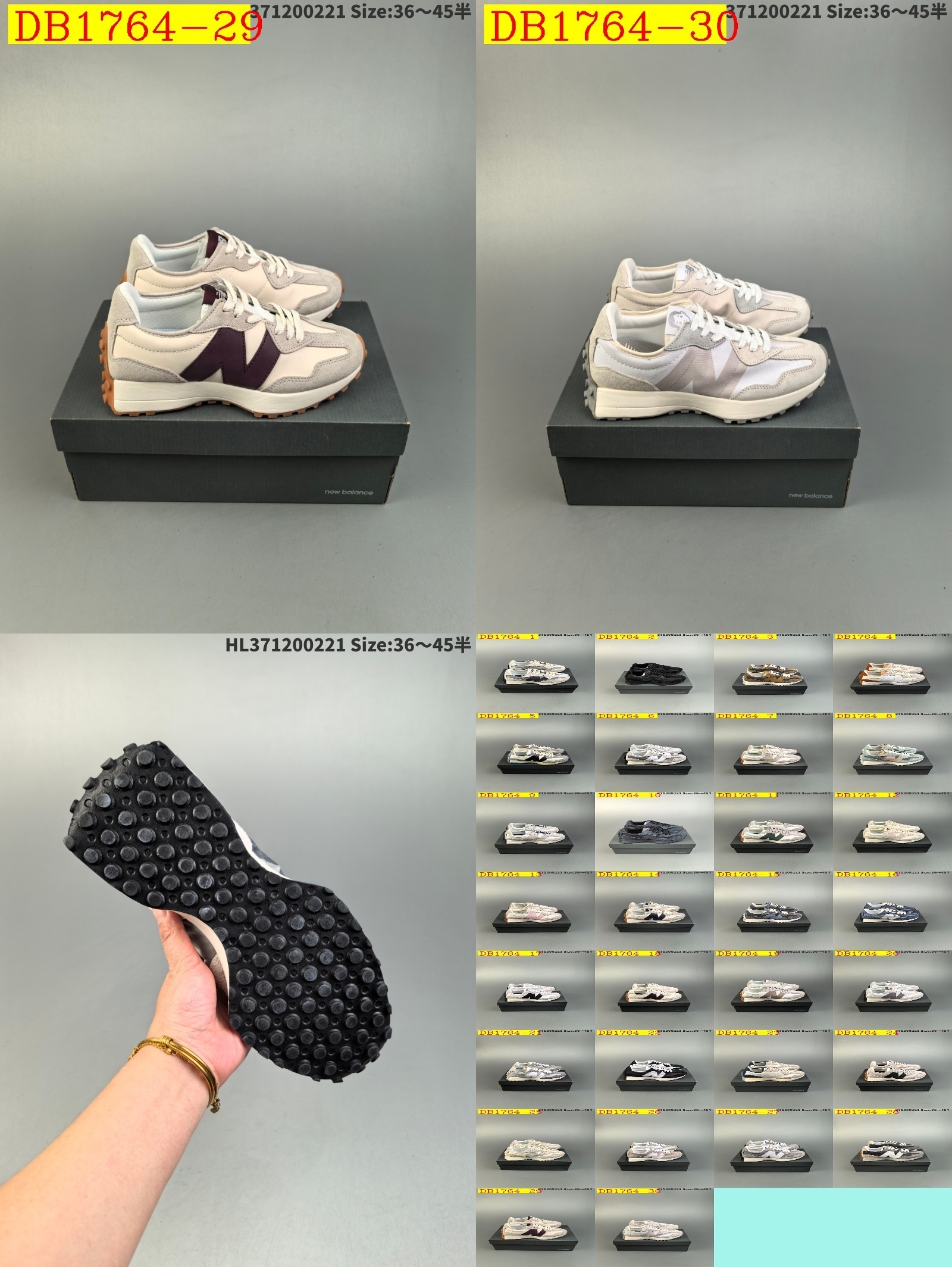 48$ dh New Balance MS327 size 36-45 82546034387 DB1764 gallery