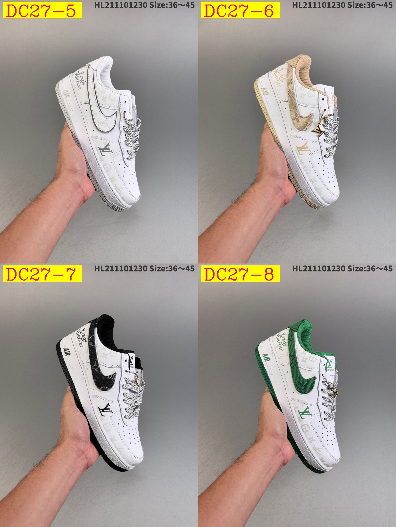 48$ dh Nike Air Force 1 Low size 36-45 92625034387 DC27 gallery