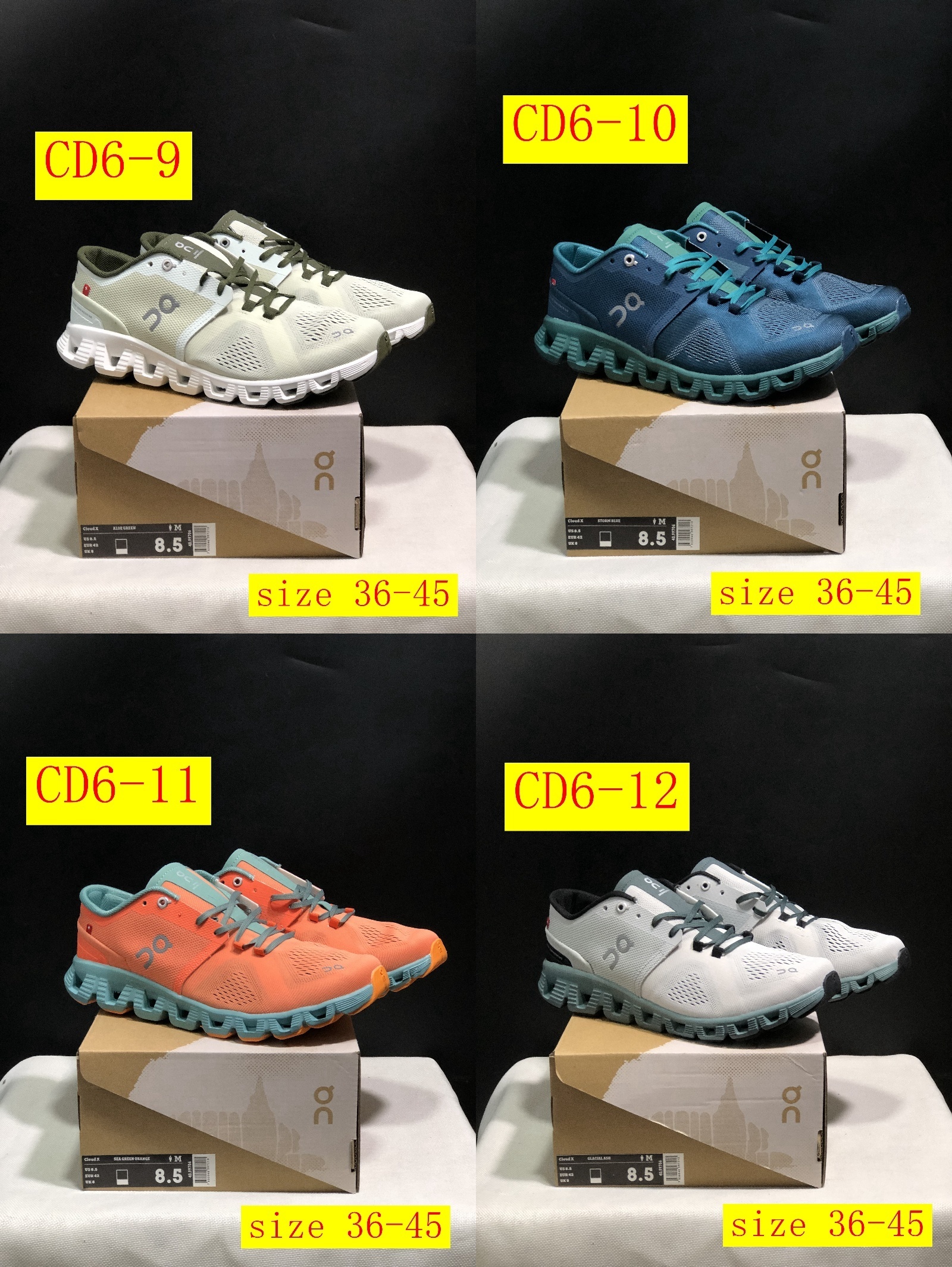 48$ dh On Cloud X 1 size 36-45 CD6 gallery