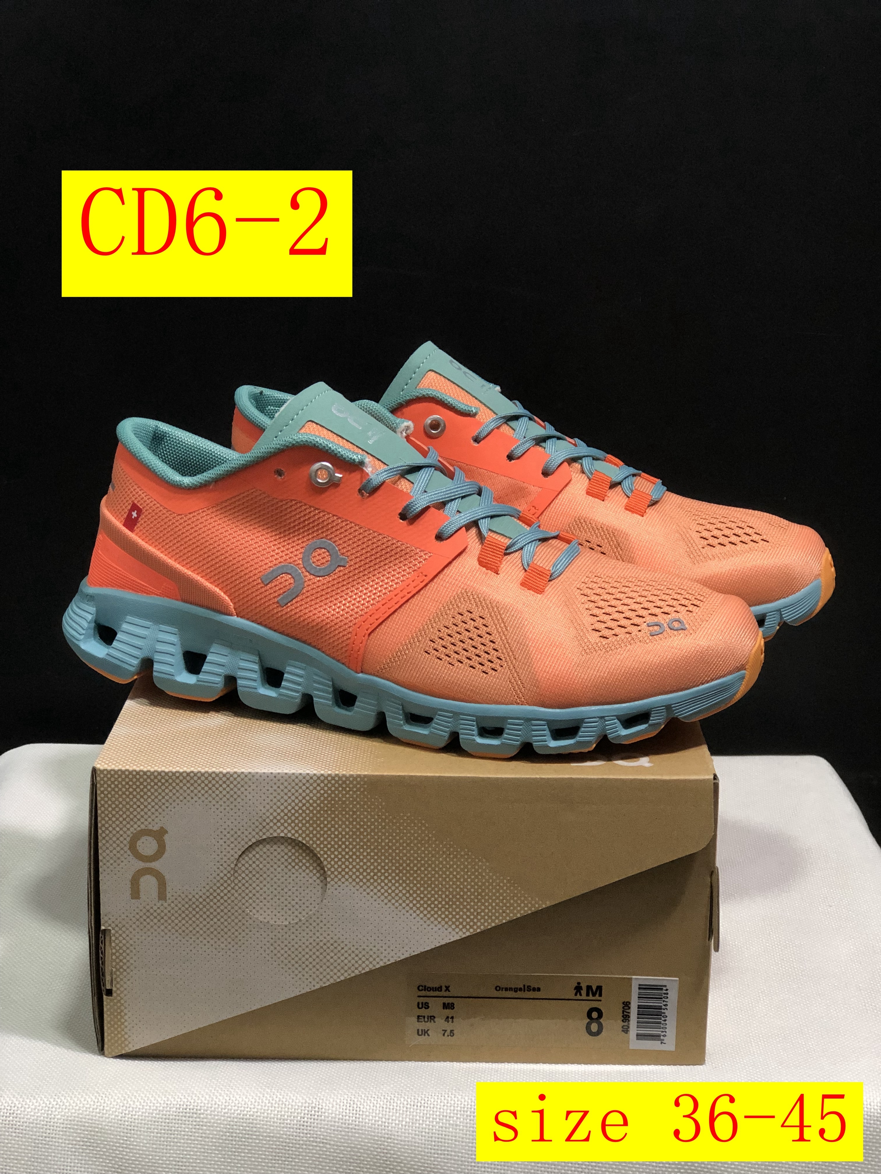 48$ dh On Cloud X 1 size 36-45 CD6 gallery