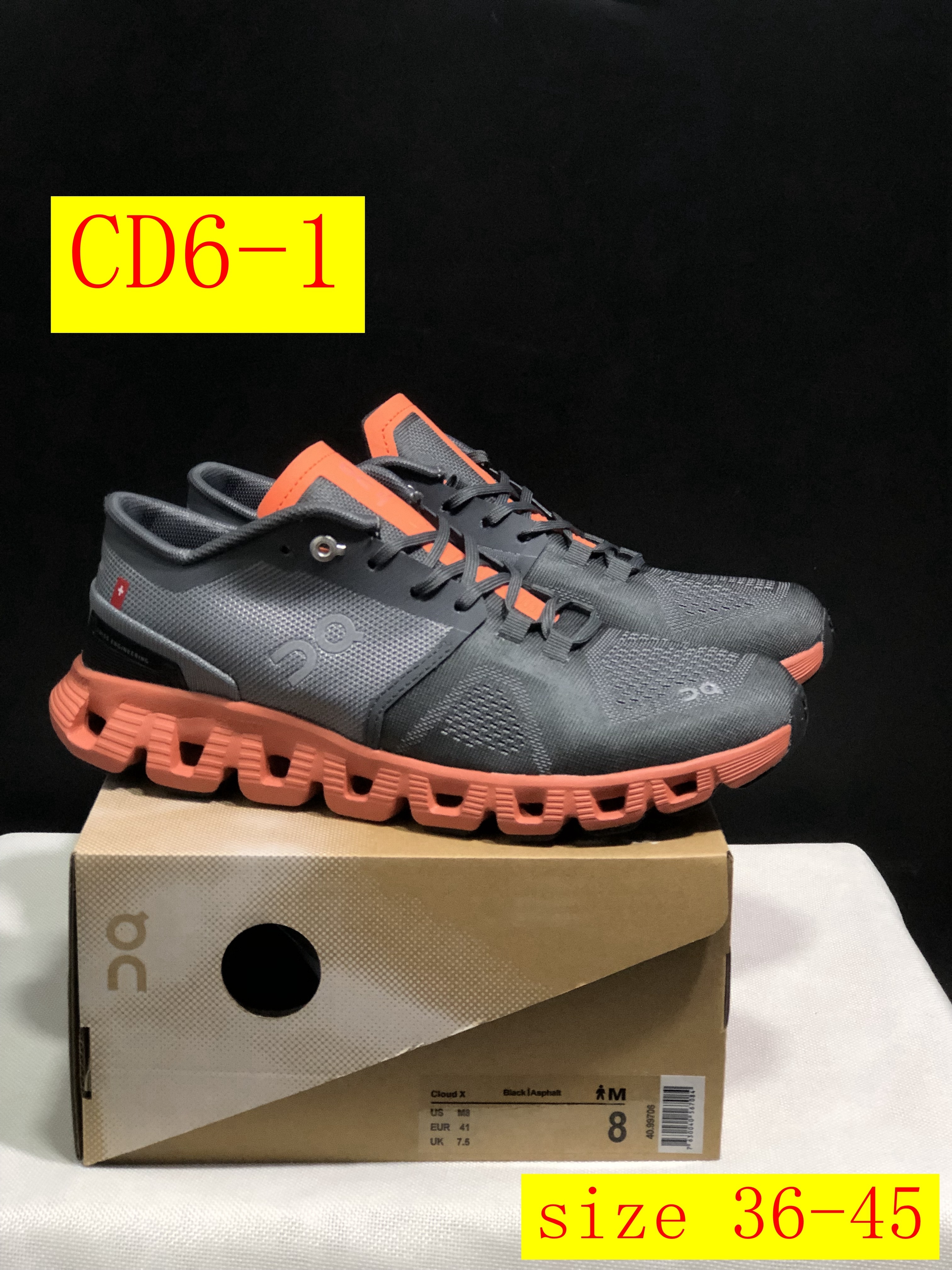 48$ dh On Cloud X 1 size 36-45 CD6 gallery