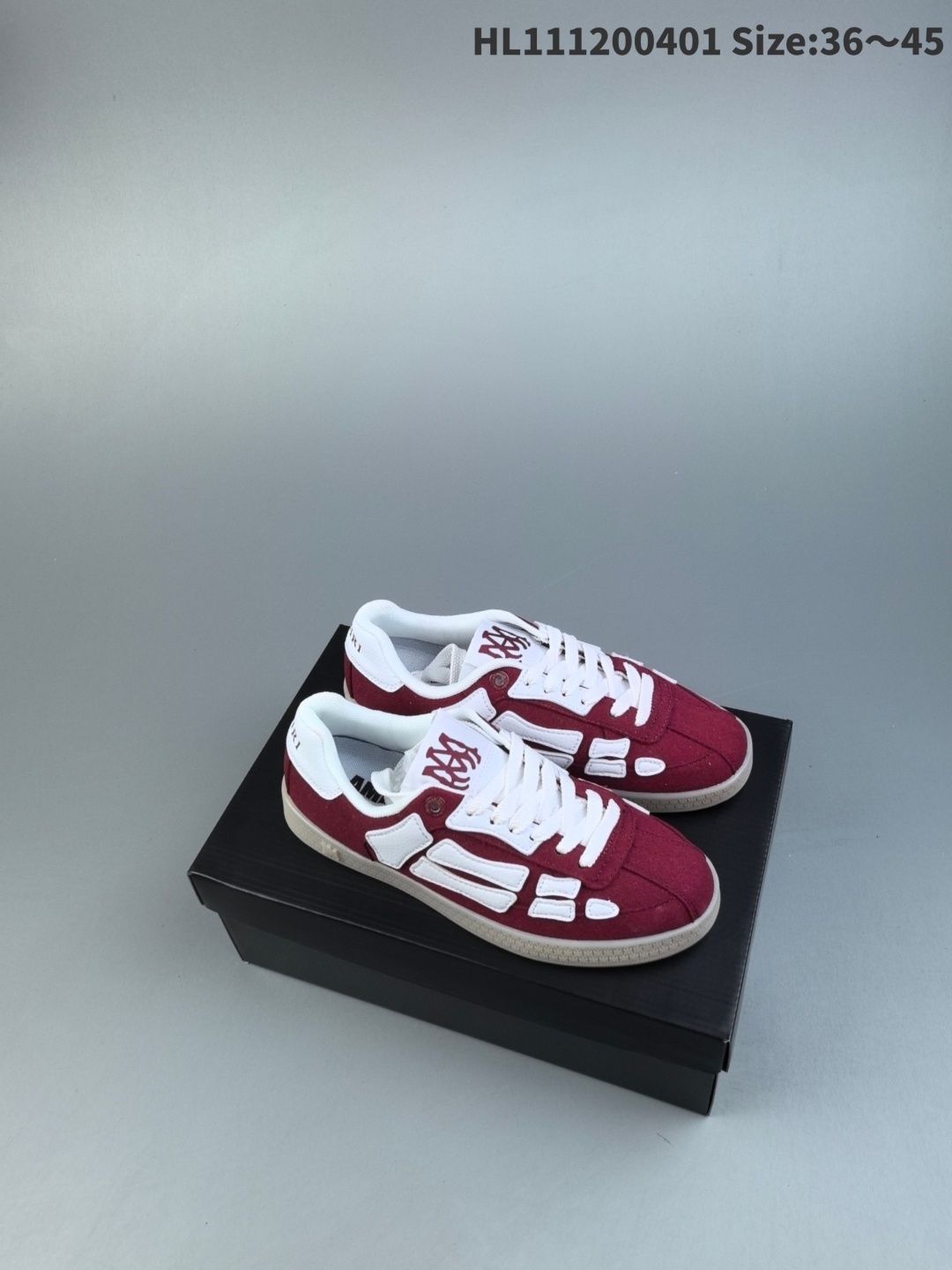 48$ dh amiri Skel top low sneakers size 36-45 92845034389 DL479 gallery