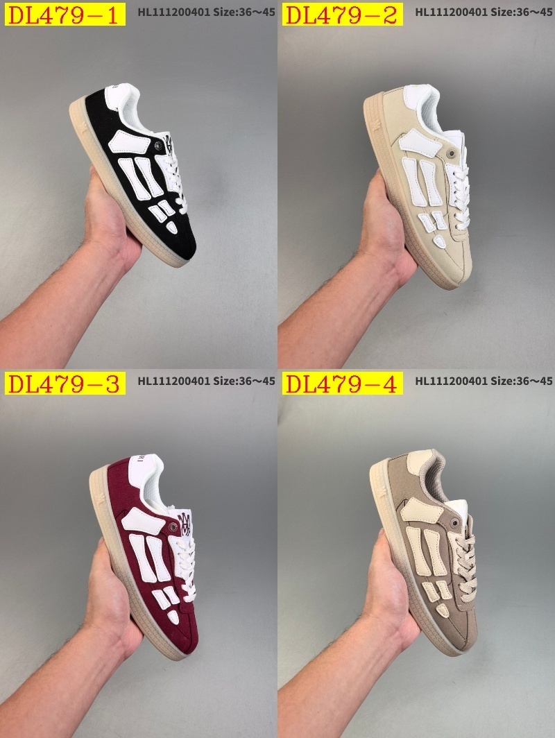 48$ dh amiri Skel top low sneakers size 36-45 92845034389 DL479 gallery