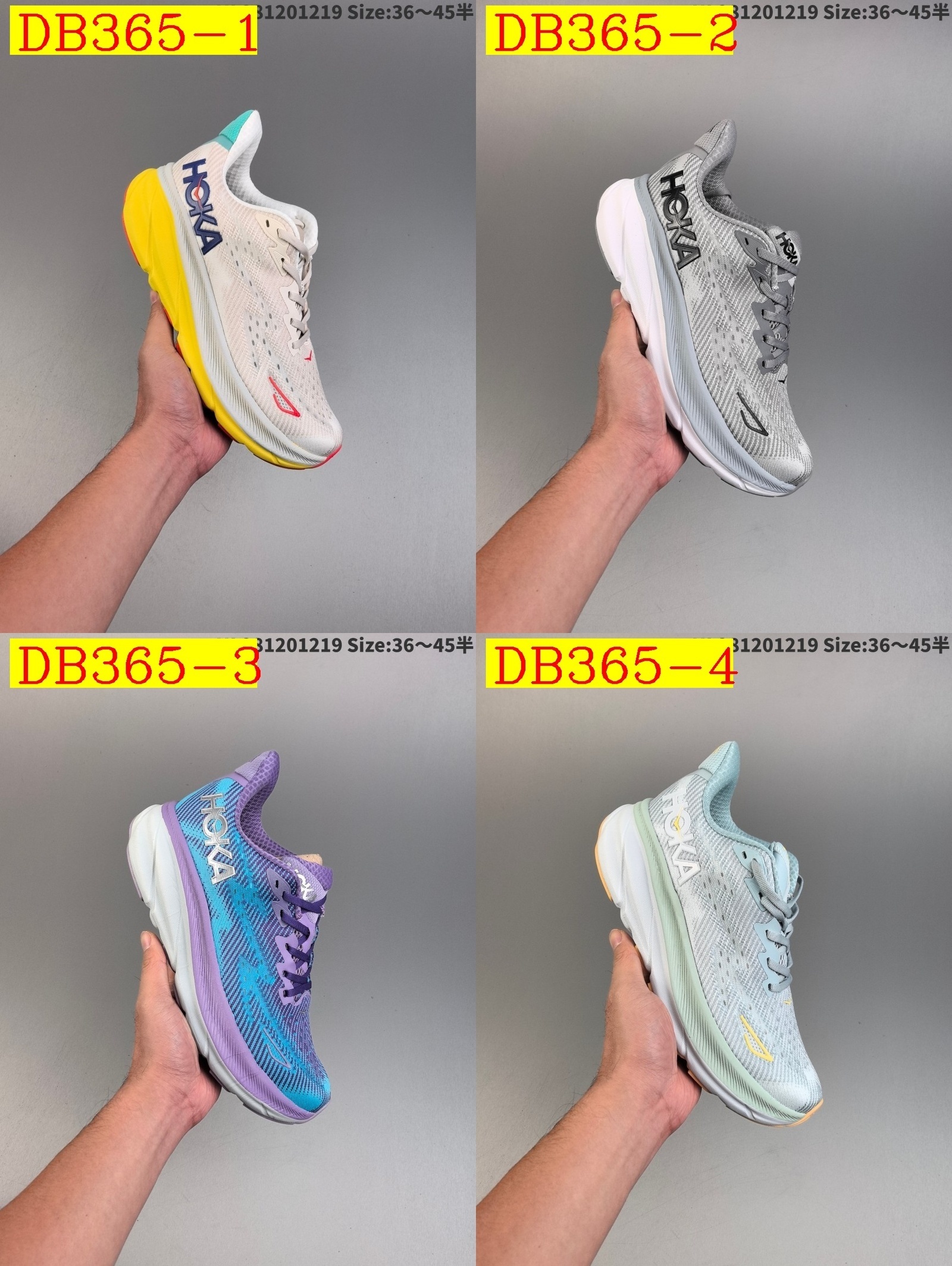 48$ new_dh HOKA M CLIFTON 9 size 36-45 62348035732 DB365 gallery
