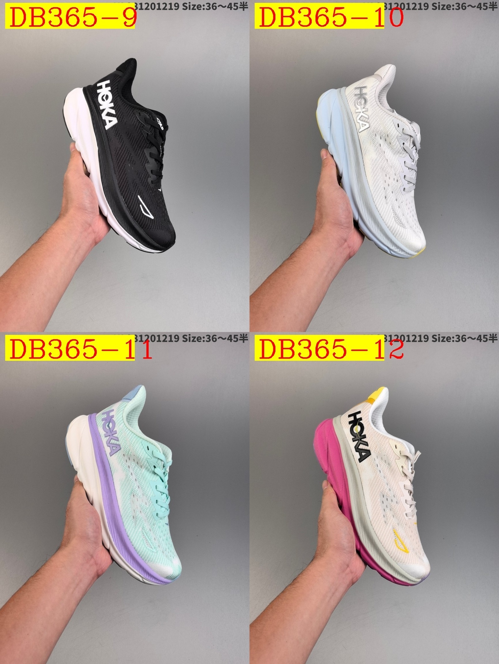 48$ new_dh HOKA M CLIFTON 9 size 36-45 62348035732 DB365 gallery