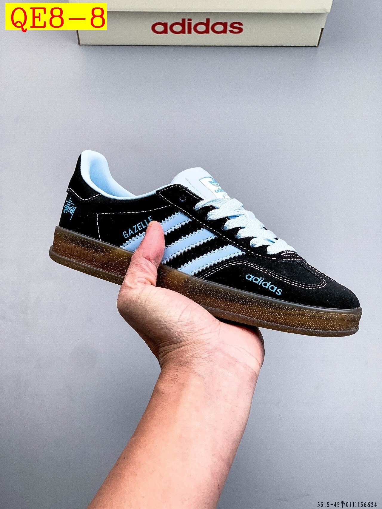 49$ Adidas Gazelle size 35.5-45 half 526400 QE8 gallery
