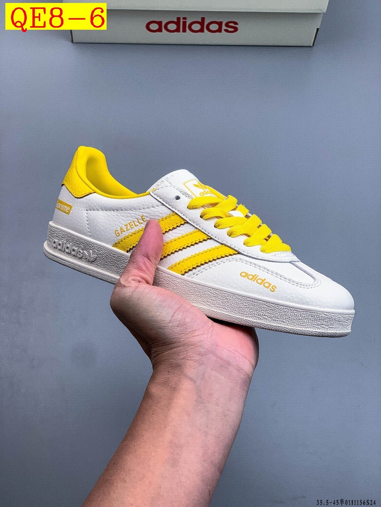 49$ Adidas Gazelle size 35.5-45 half 526400 QE8 gallery