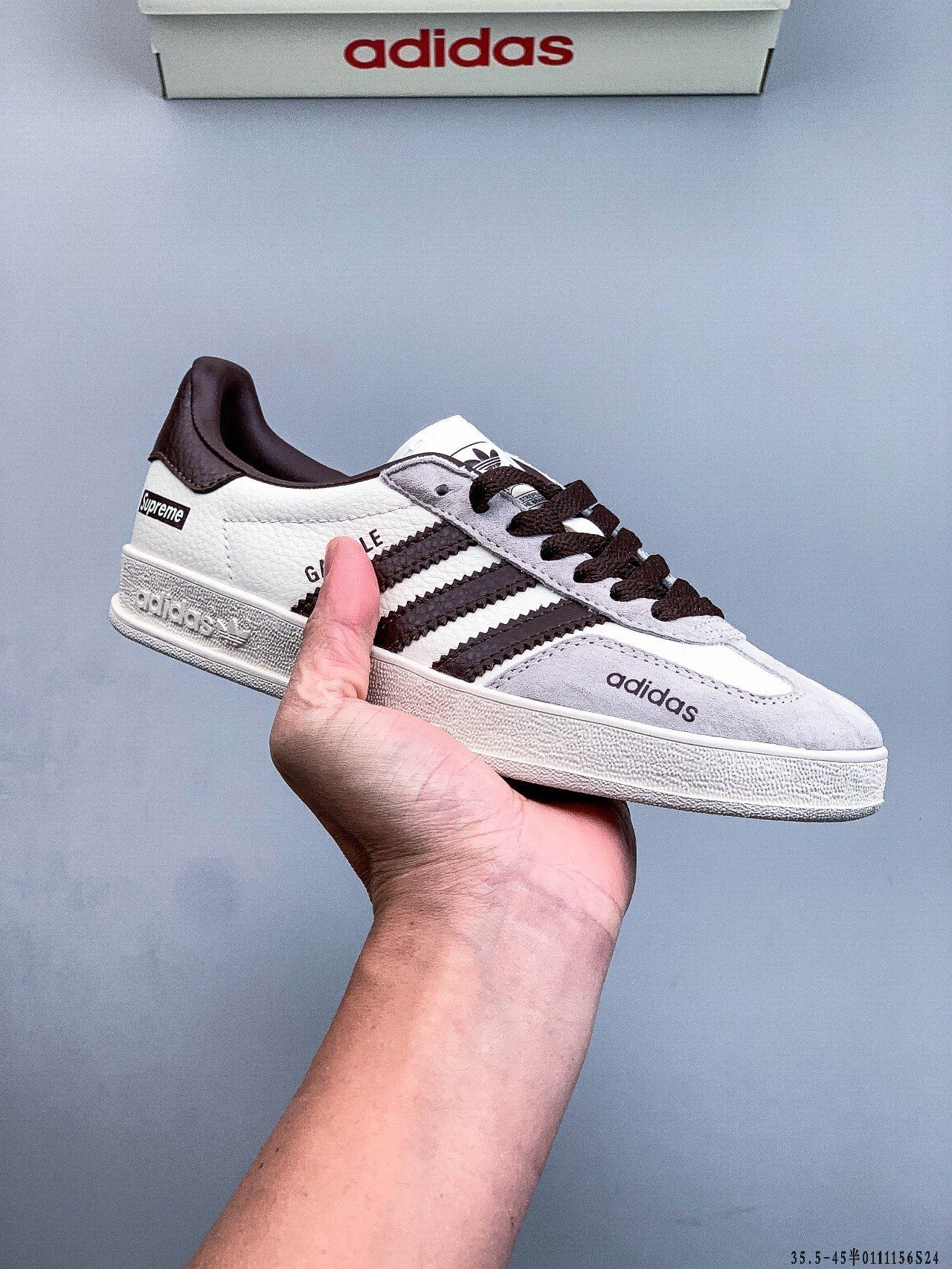 49$ Adidas Gazelle size 35.5-45 half 526400 QE8 gallery