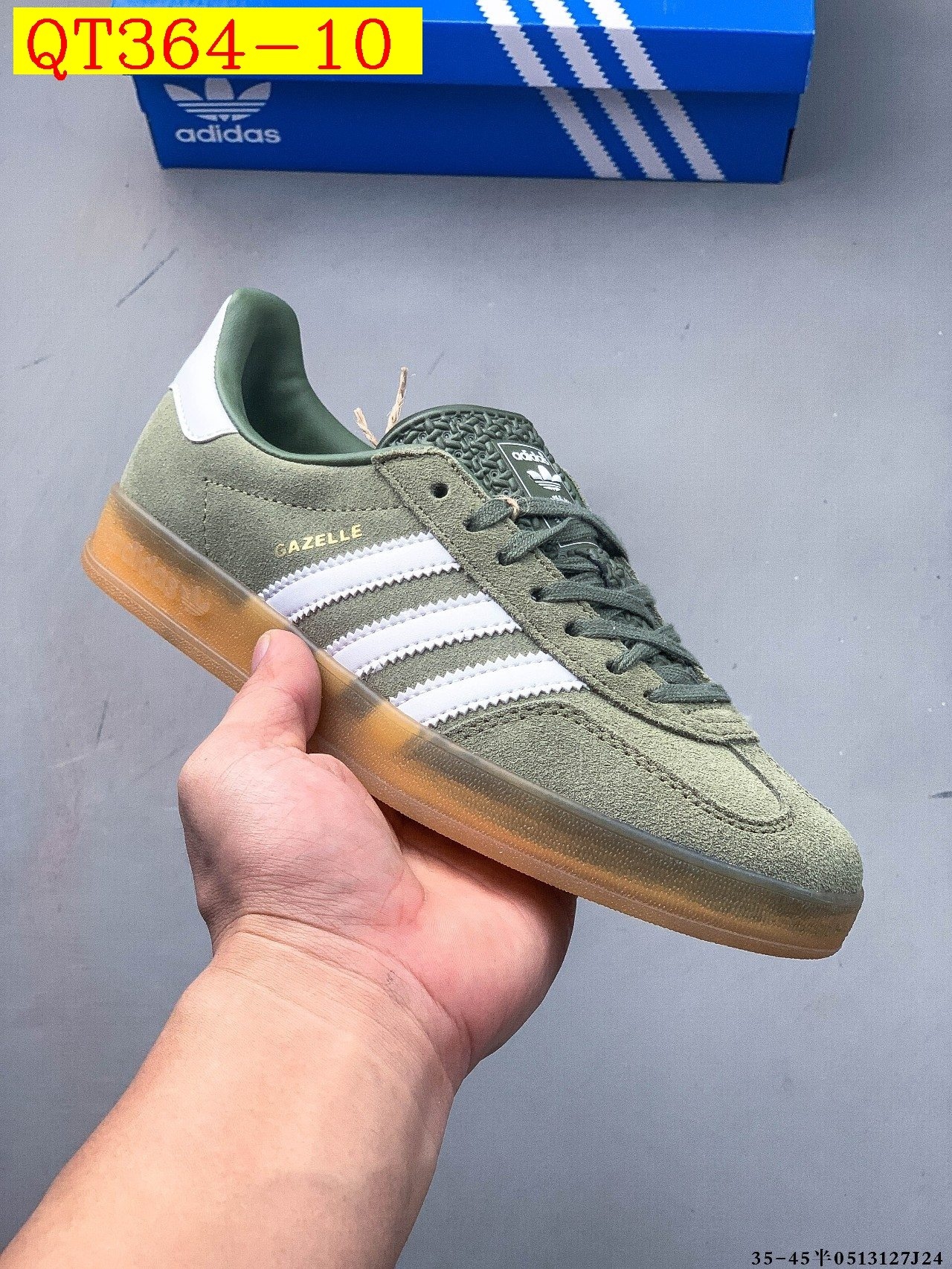 49$ Adidas Gazelle size 36-45 half 422460 QT364 gallery
