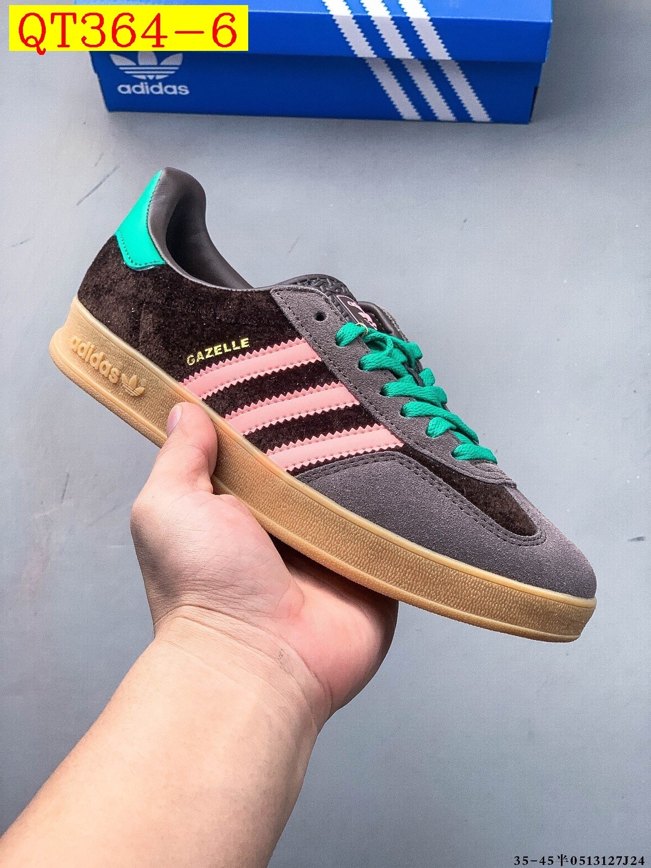 49$ Adidas Gazelle size 36-45 half 422460 QT364 gallery