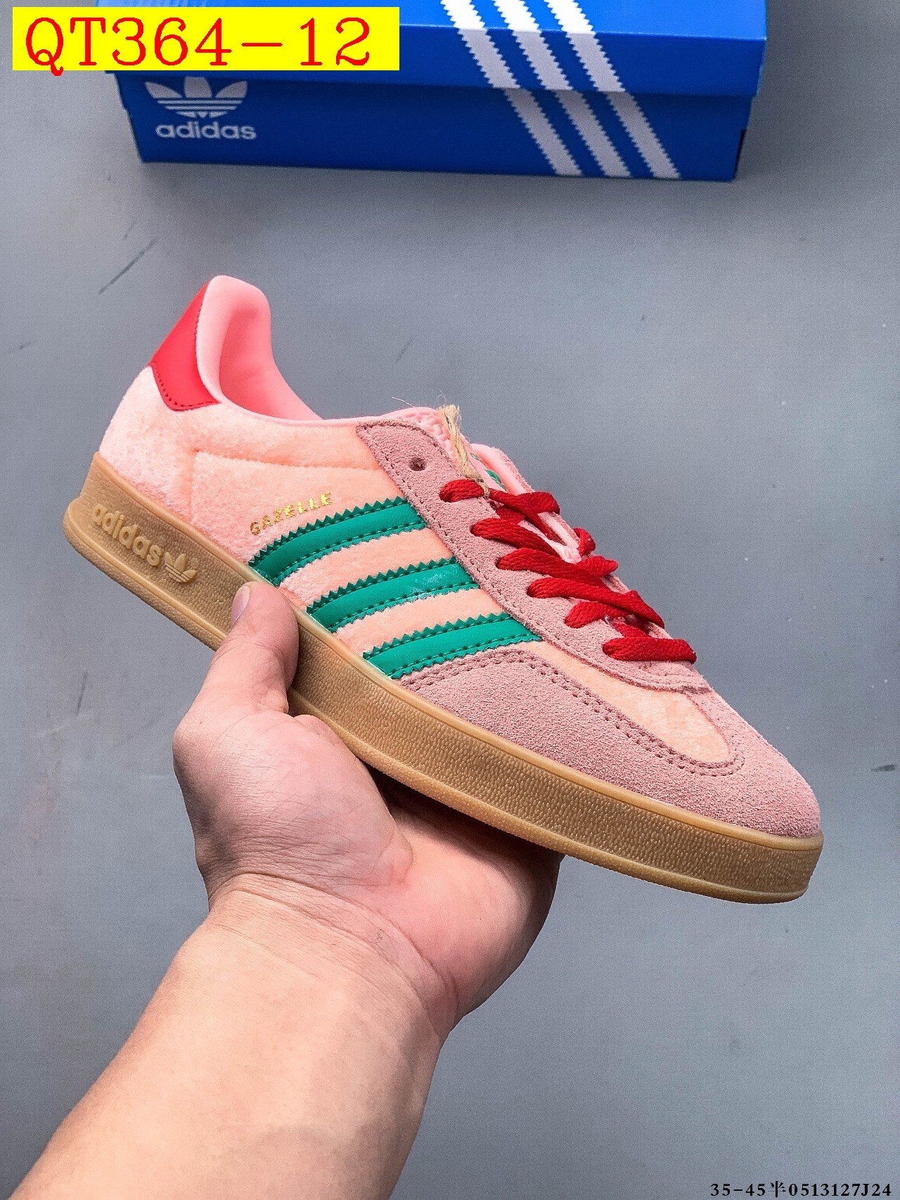 49$ Adidas Gazelle size 36-45 half 422460 QT364 gallery